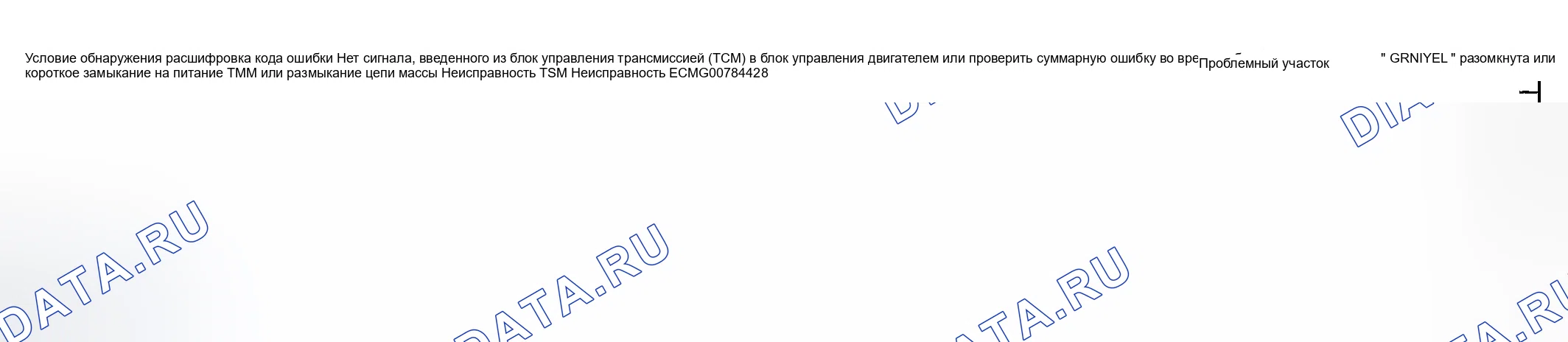 Рис. 257: Обнаружение состояния расшифровка кода ошибки и проблемной области. Suzuki Aerio I