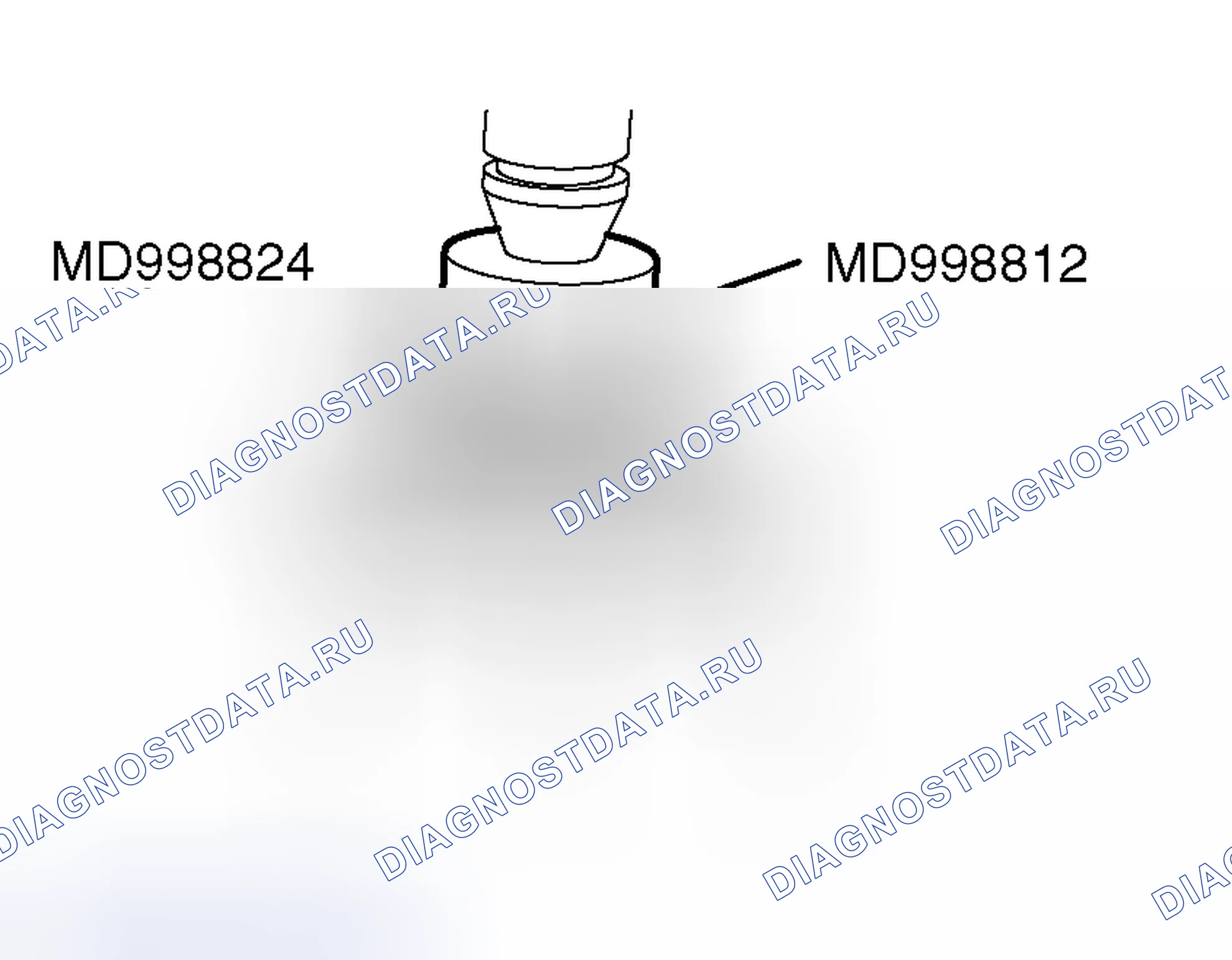 Рис. 347: > > B < < МОНТАЖ КОНИЧЕСКОГО РОЛИКОПОДШИПНИКА. Mitsubishi Endeavor I