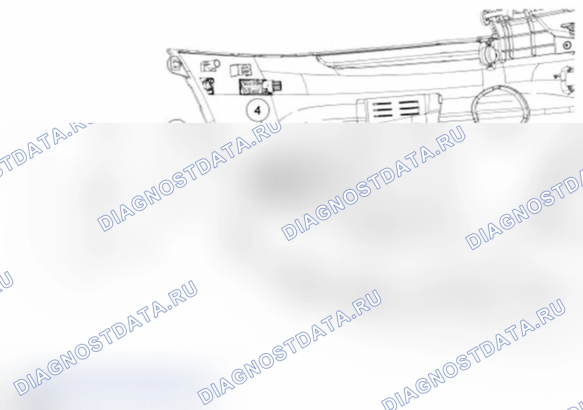 Рис. 100: Противотуманная фара. Ford Transit Connect I рестайлинг