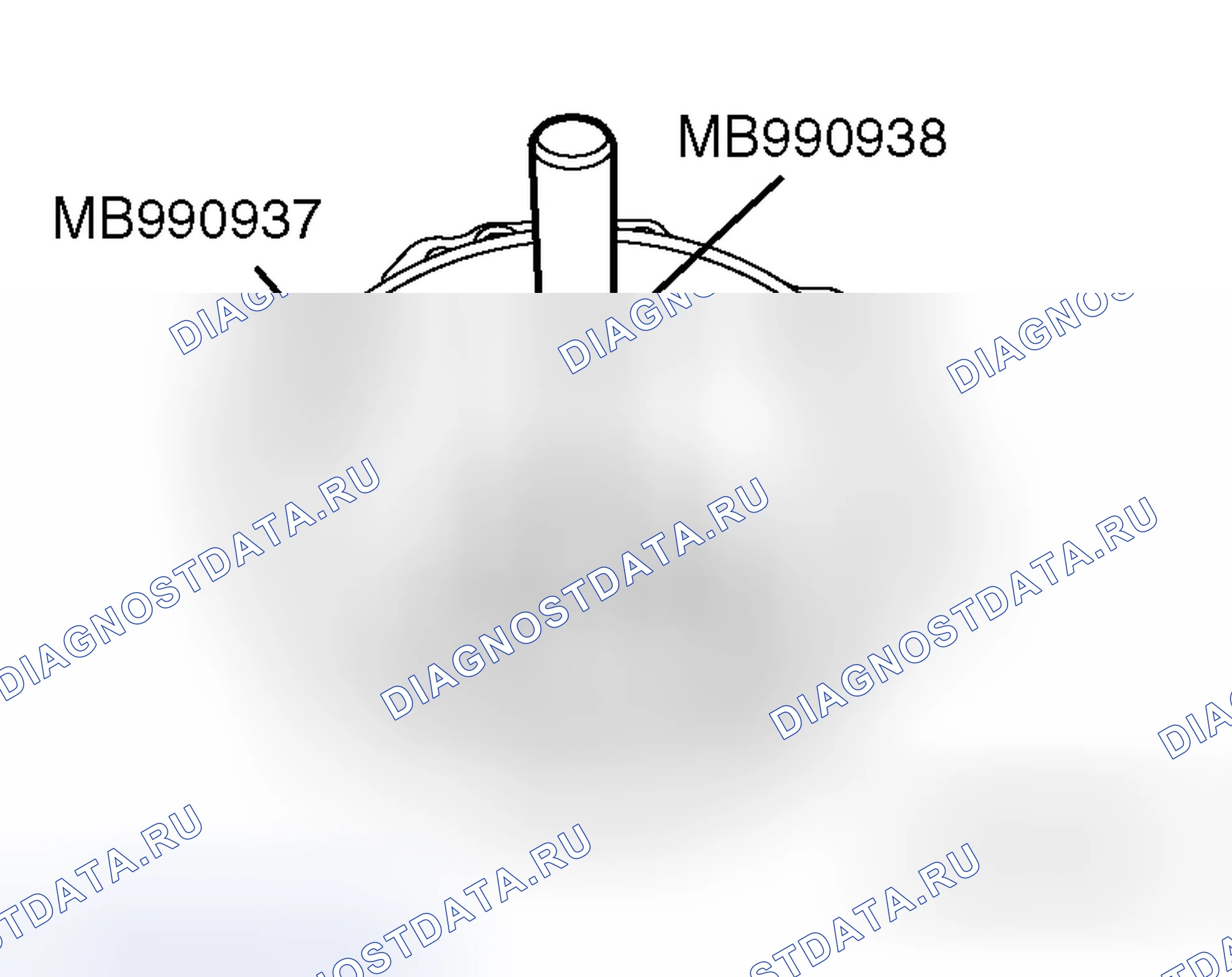 Рис. 363: > > C < < МОНТАЖ МАСЛЯНОГО УПЛОТНЕНИЯ. Mitsubishi Endeavor I