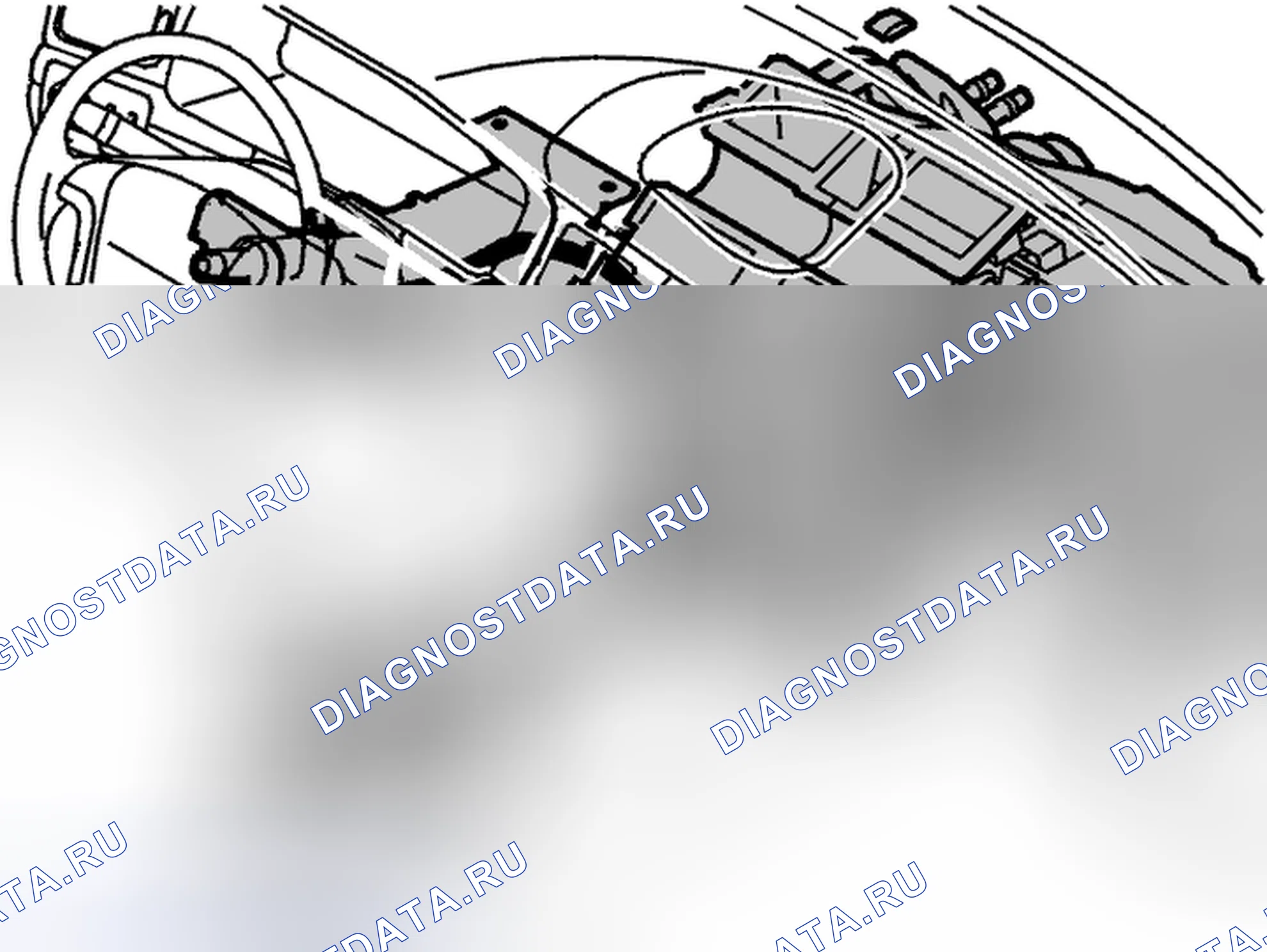 Рис. 641: Снятие механического троса с рулевой колонки. Volvo S60 I рестайлинг