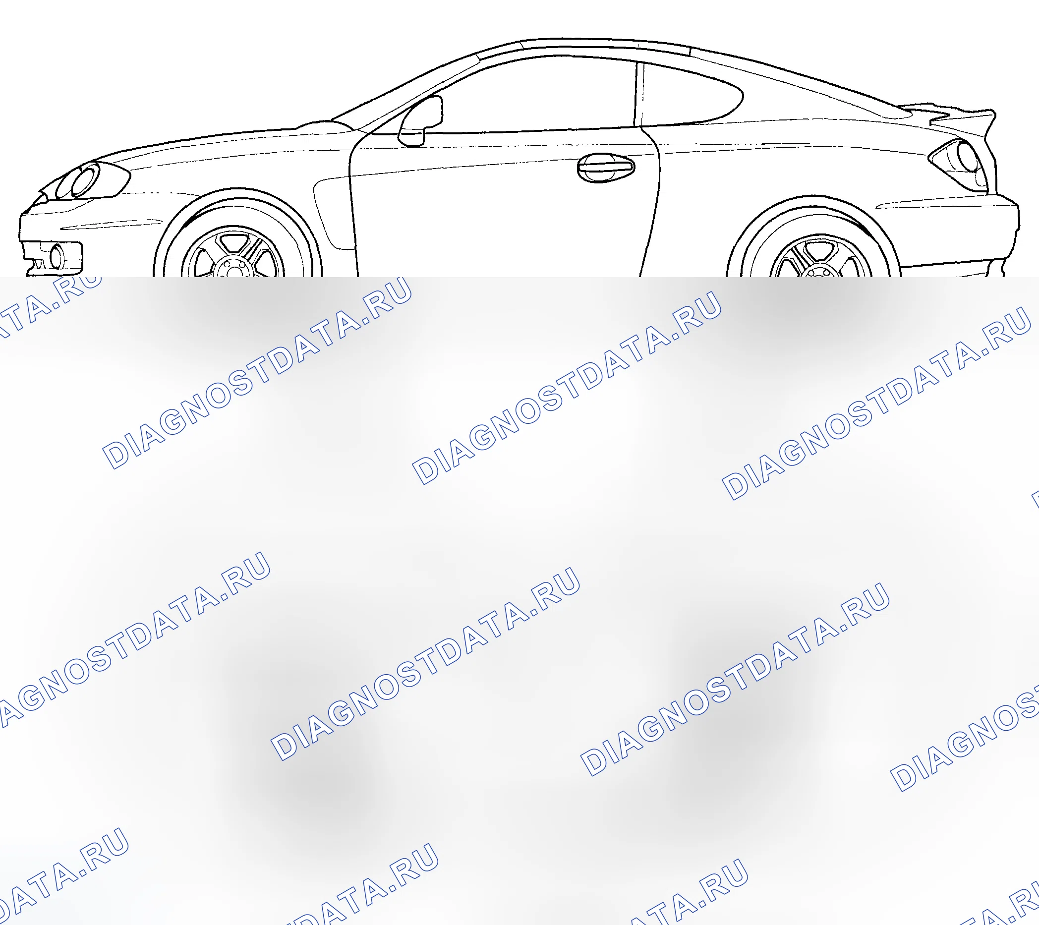 Рис. 18. Hyundai Tiburon II рестайлинг