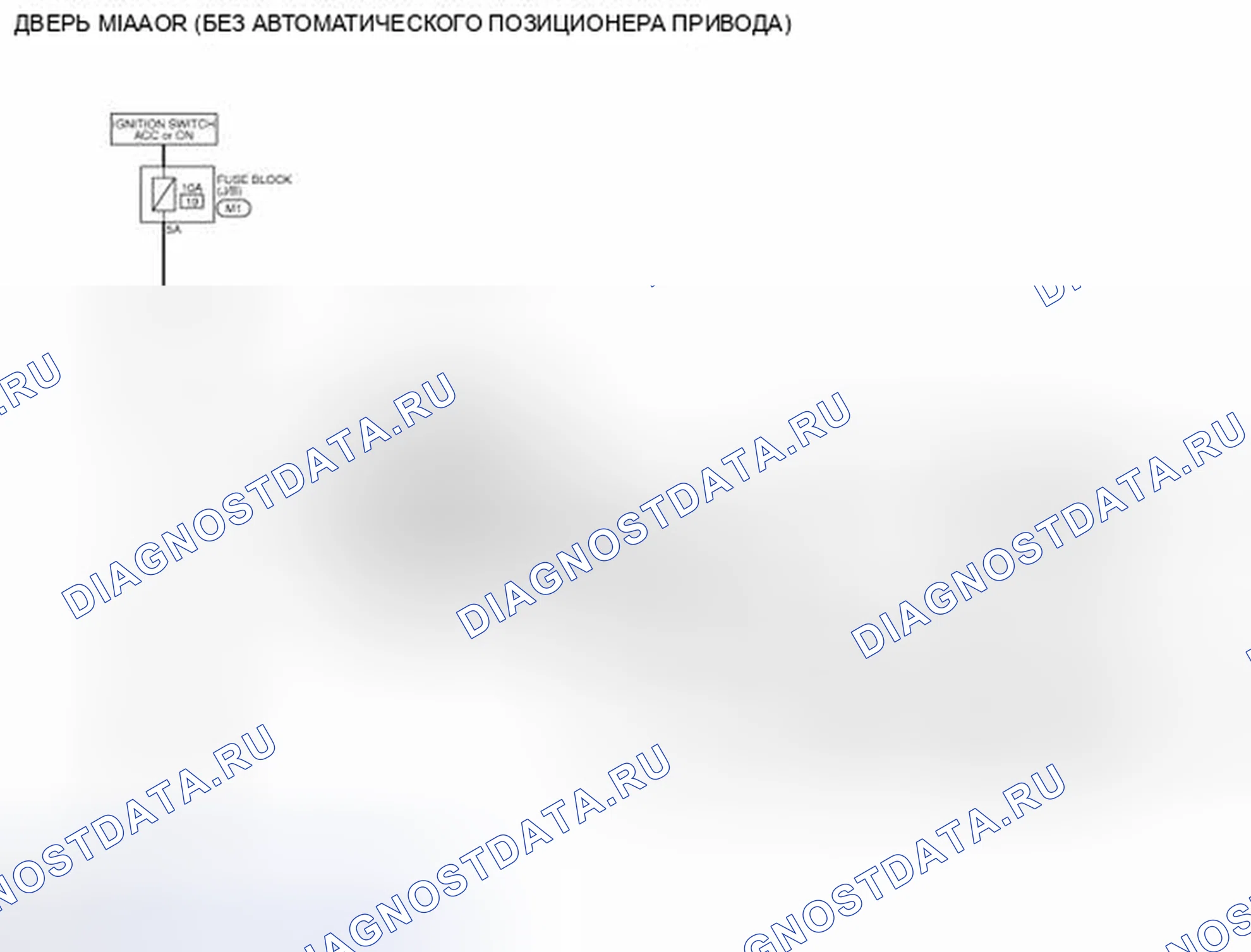 Рис. 71: электросхема. Nissan Quest IV