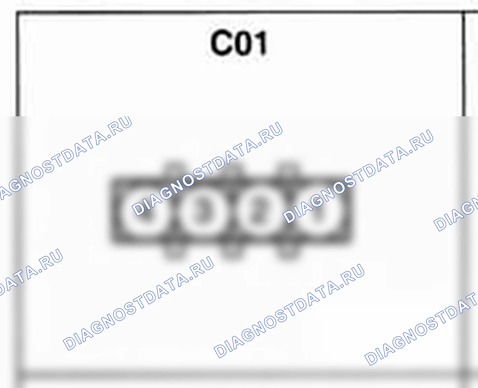 Распиновка разъёма C01 — жгута управления. Hyundai Accent LC