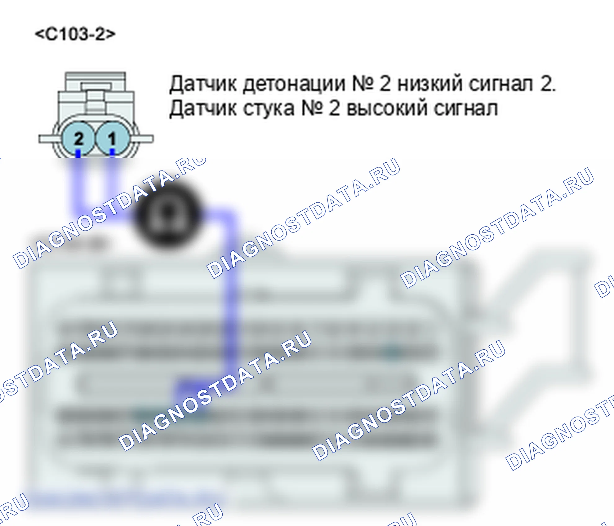 P0330: Цепь датчика детонации 2 (блок 2). Kia Sorento BL