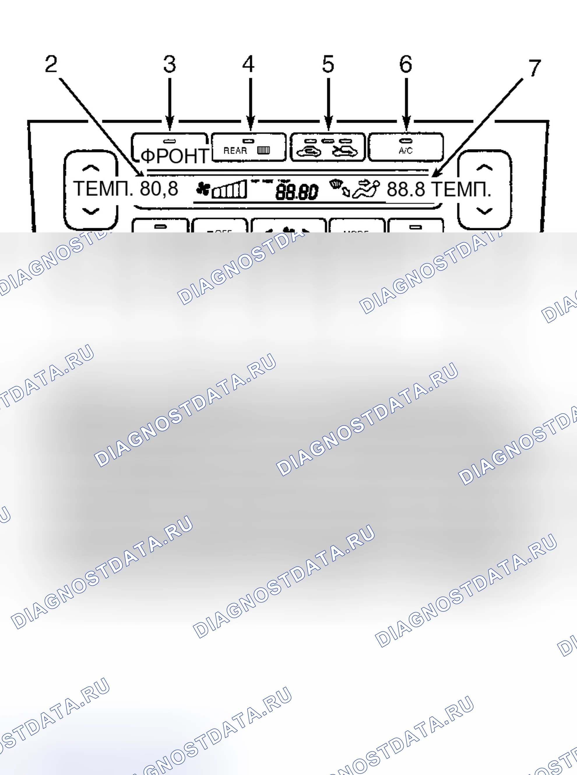 Рис. 5: ОРГАНЫ УПРАВЛЕНИЯ СИСТЕМОЙ. Lexus GS II