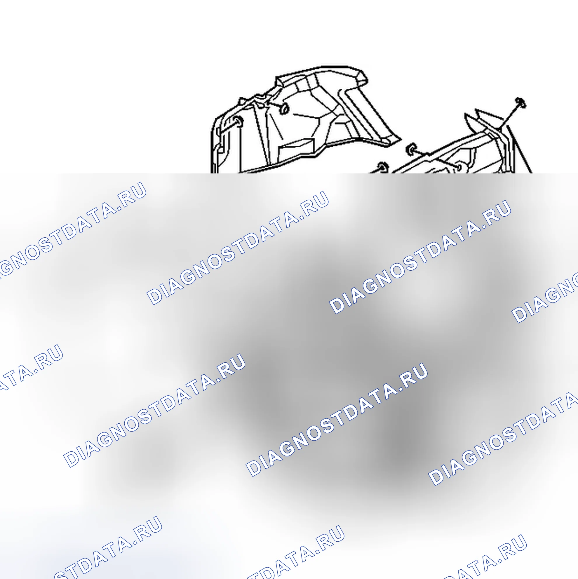 Рис. 3: Порядок демонтажа. Cadillac CTS I