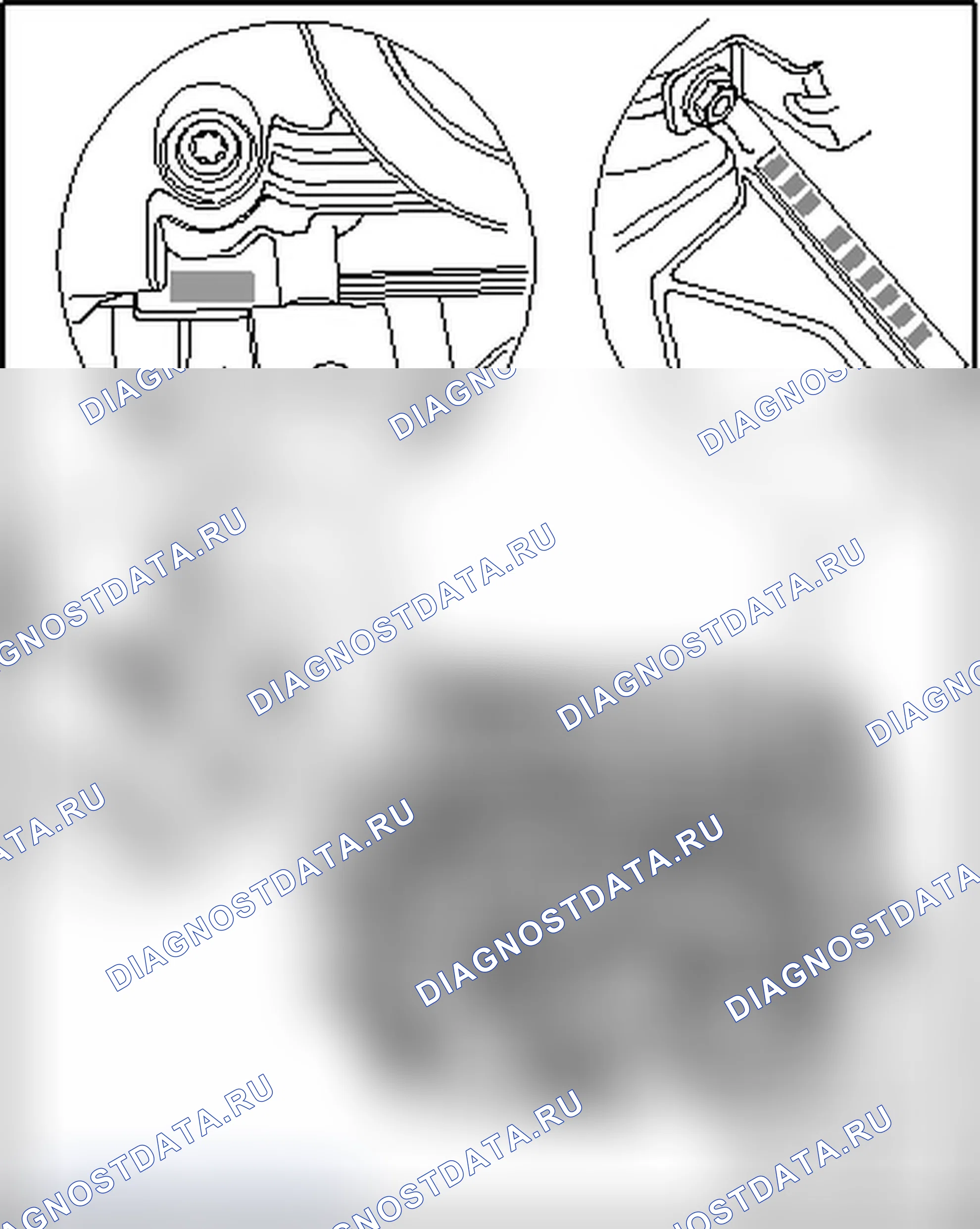 Рис. 54: НОМЕР ДВИГАТЕЛЯ. Audi TT 8J