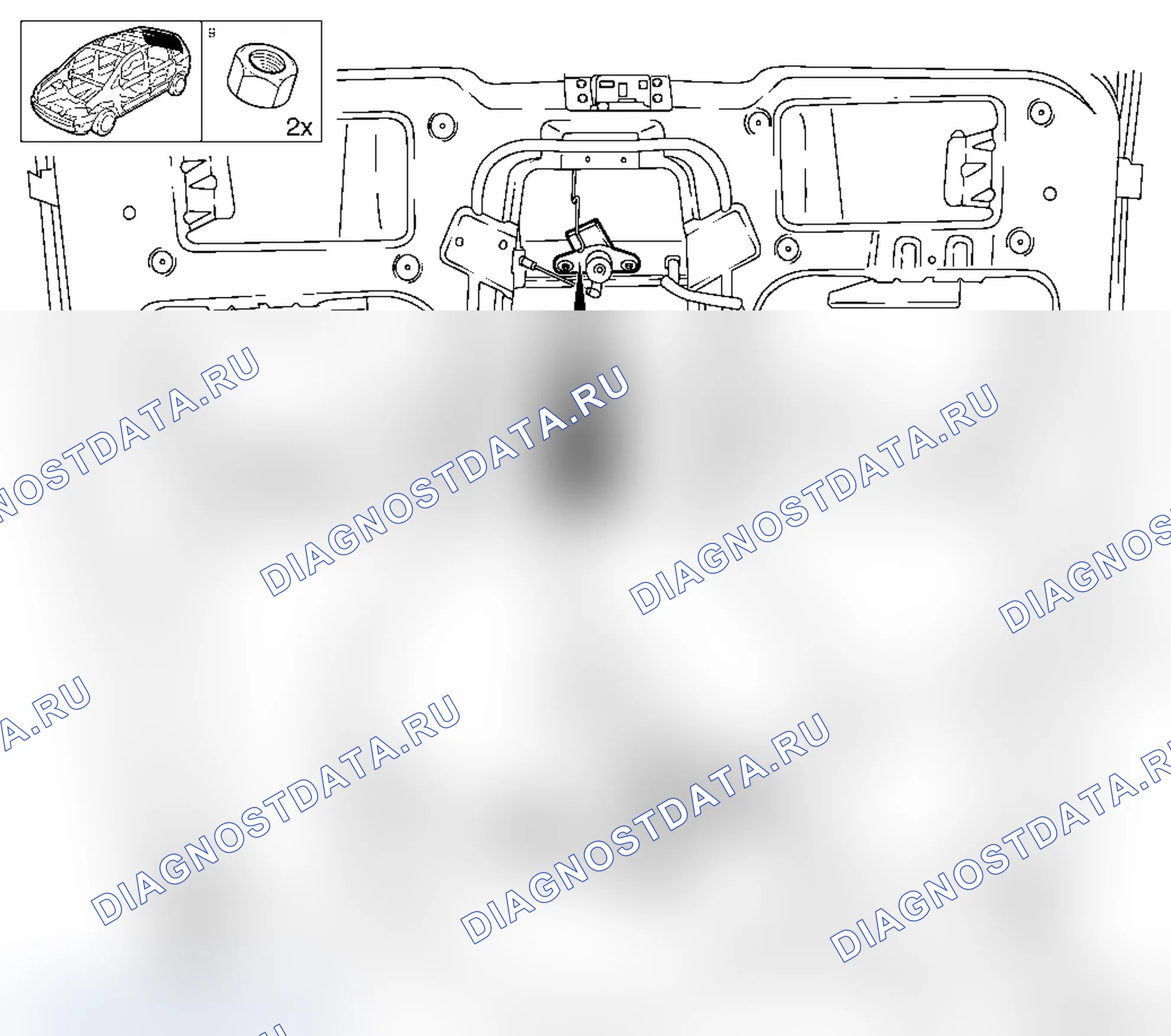 Заменить цилиндр замка задней откидной двери (F06 / F25). Opel Combo C