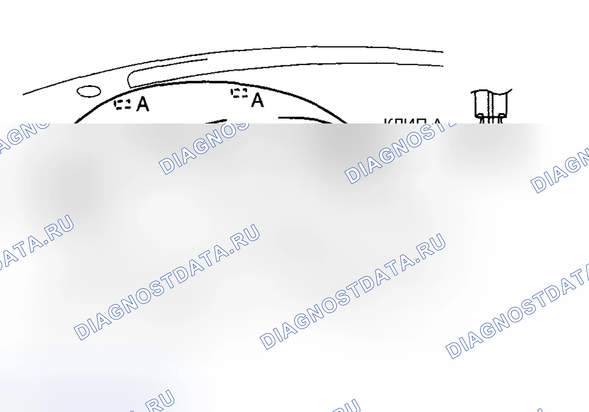 Рис. 11: СНЯТИЕ / УСТАНОВКА КРЫШКИ РАСХОДОМЕРА. Mazda MX-5 NC рестайлинг