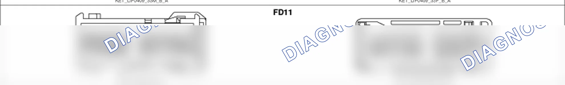 Распиновка разъёма FD11 — harness connectors. Hyundai Genesis BH