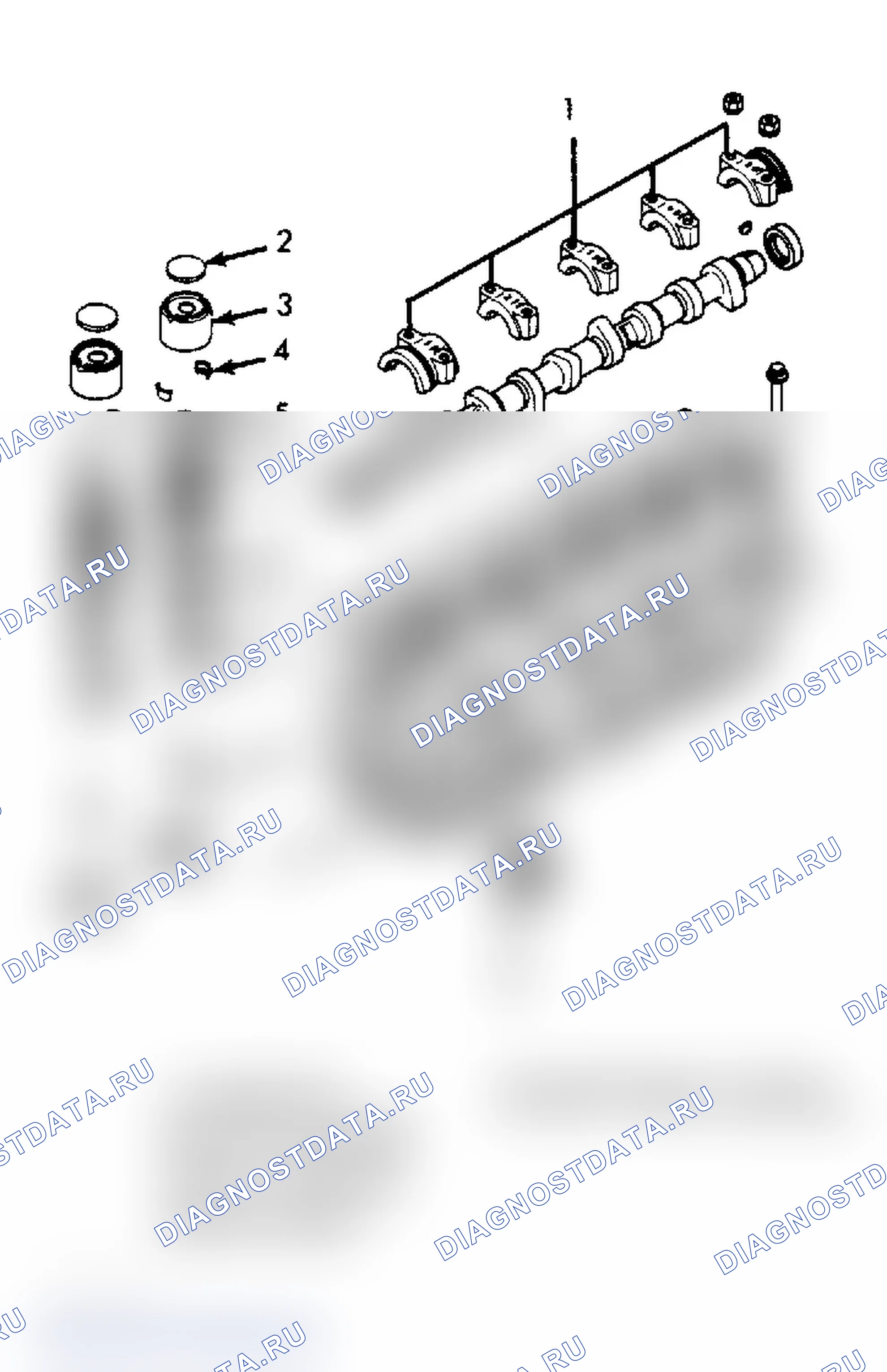 Рис. 12: Головка блока цилиндров в сборе. Mazda 626 GC