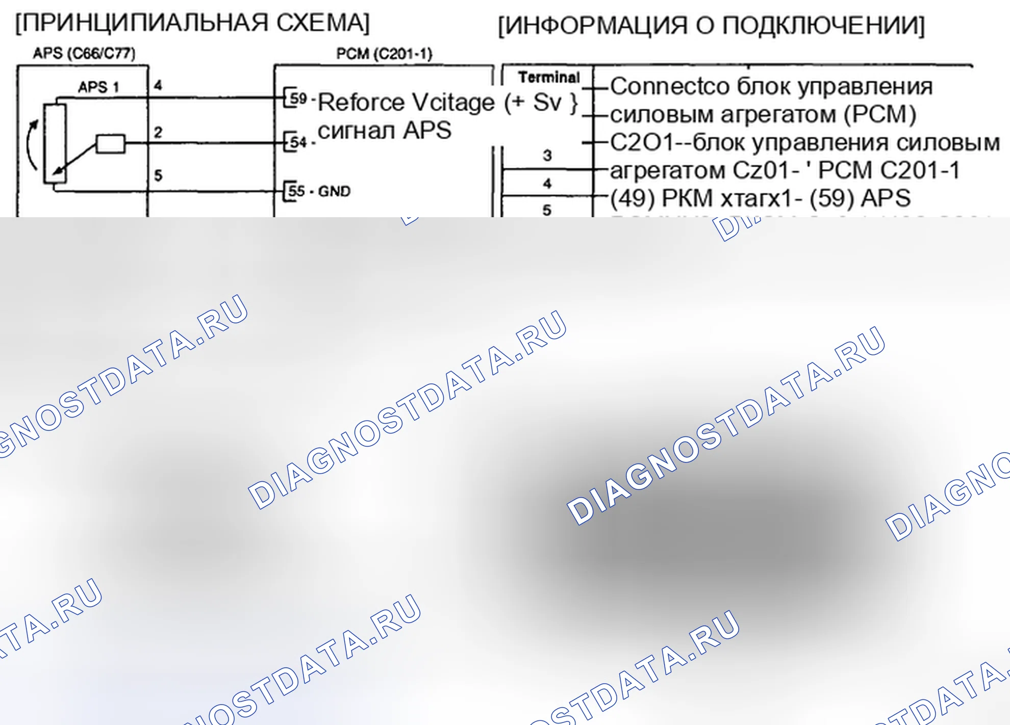 Рис. 53: ПРИНЦИПИАЛЬНАЯ СХЕМА. Kia Magentis II