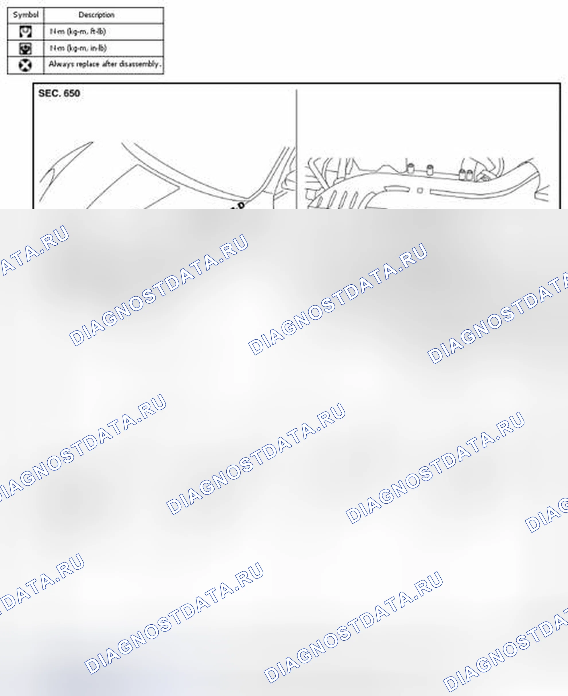 Рис. 367: КАПОТ В СБОРЕ: Регулировка. Nissan Altima L33