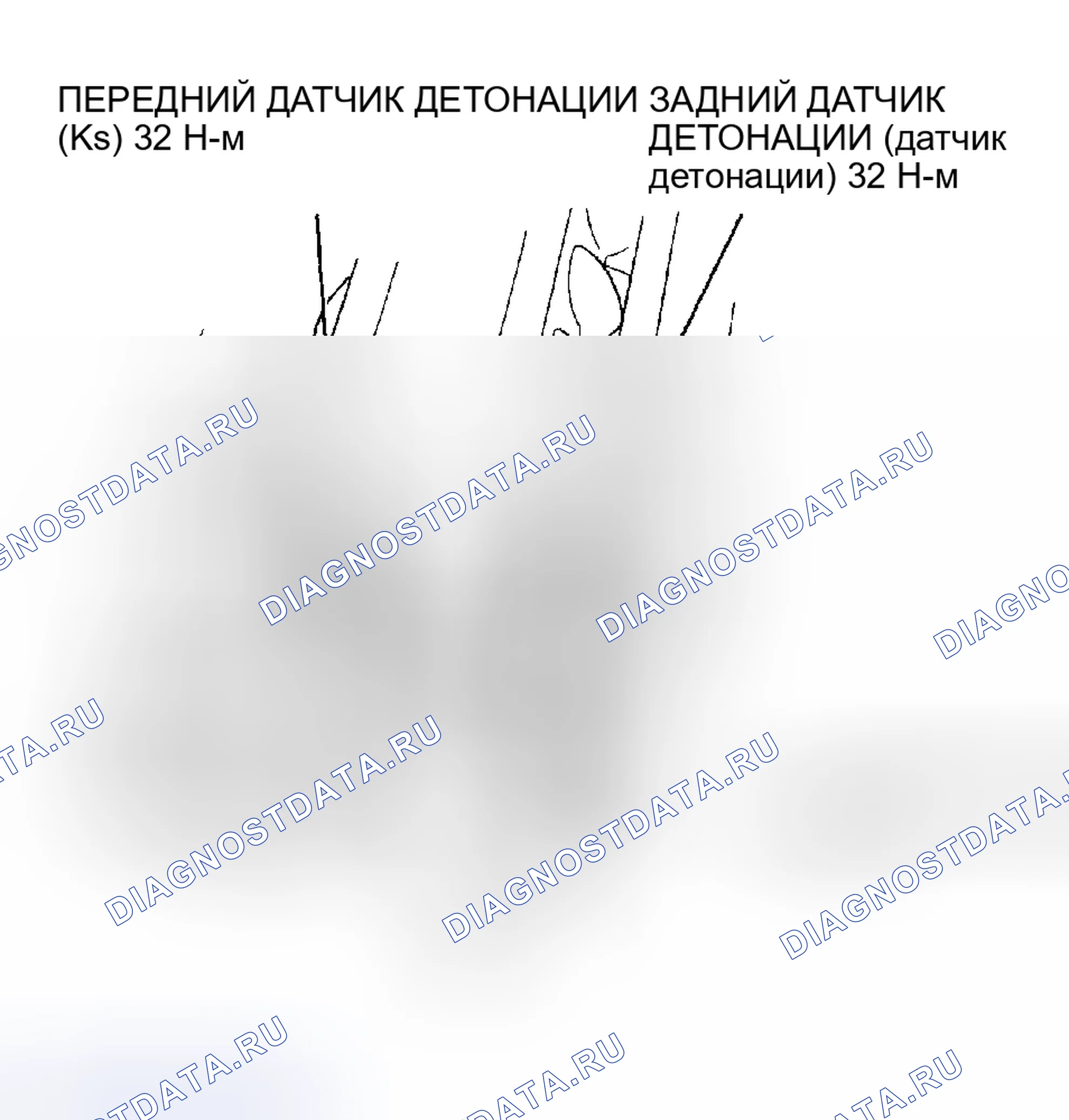 Рис. 32: Датчик детонации (Ks). Acura NSX I