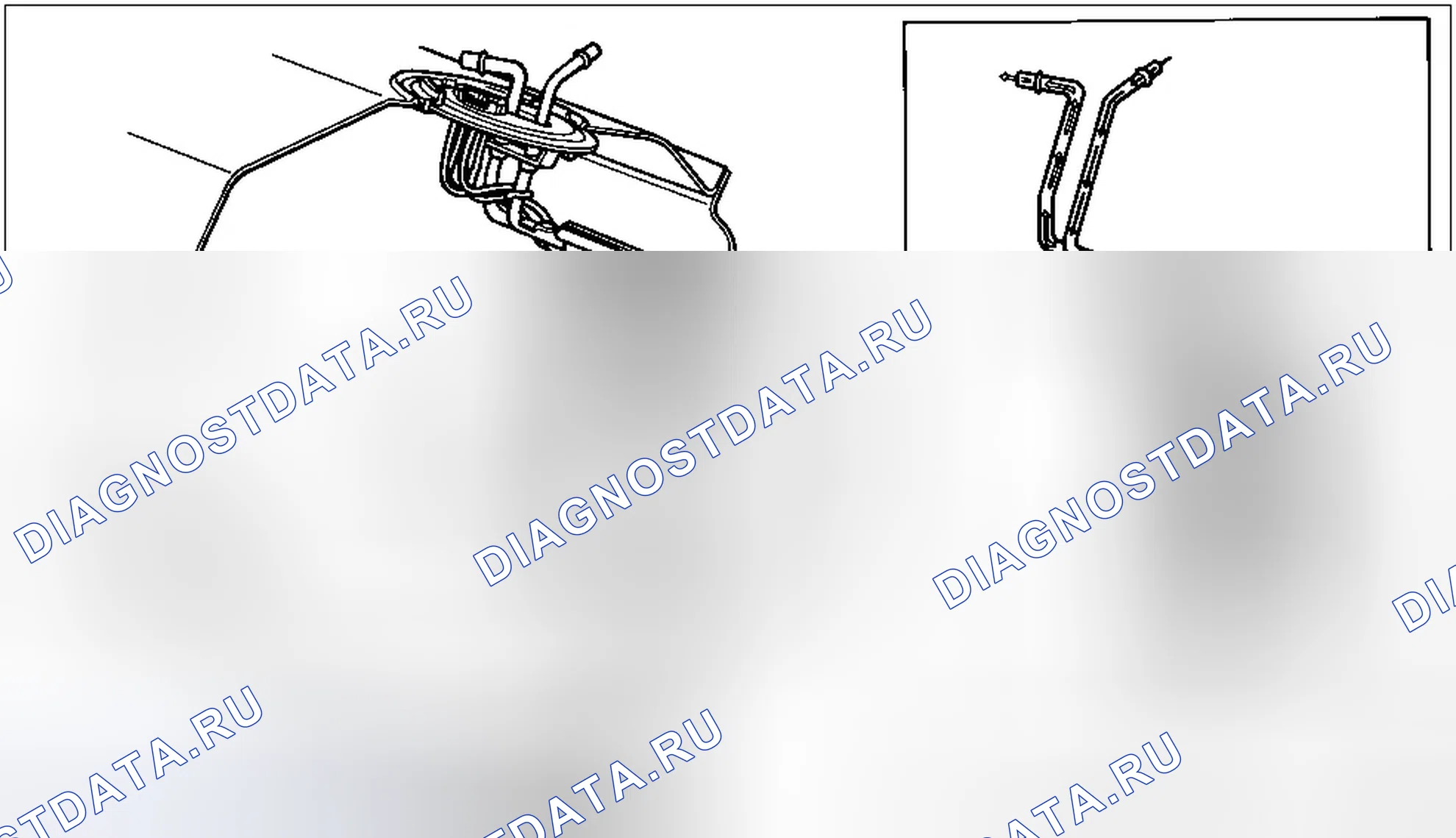 Рис. 6: Топливный фильтр, внутрибаковый. Ford Cab & Chassis F350 