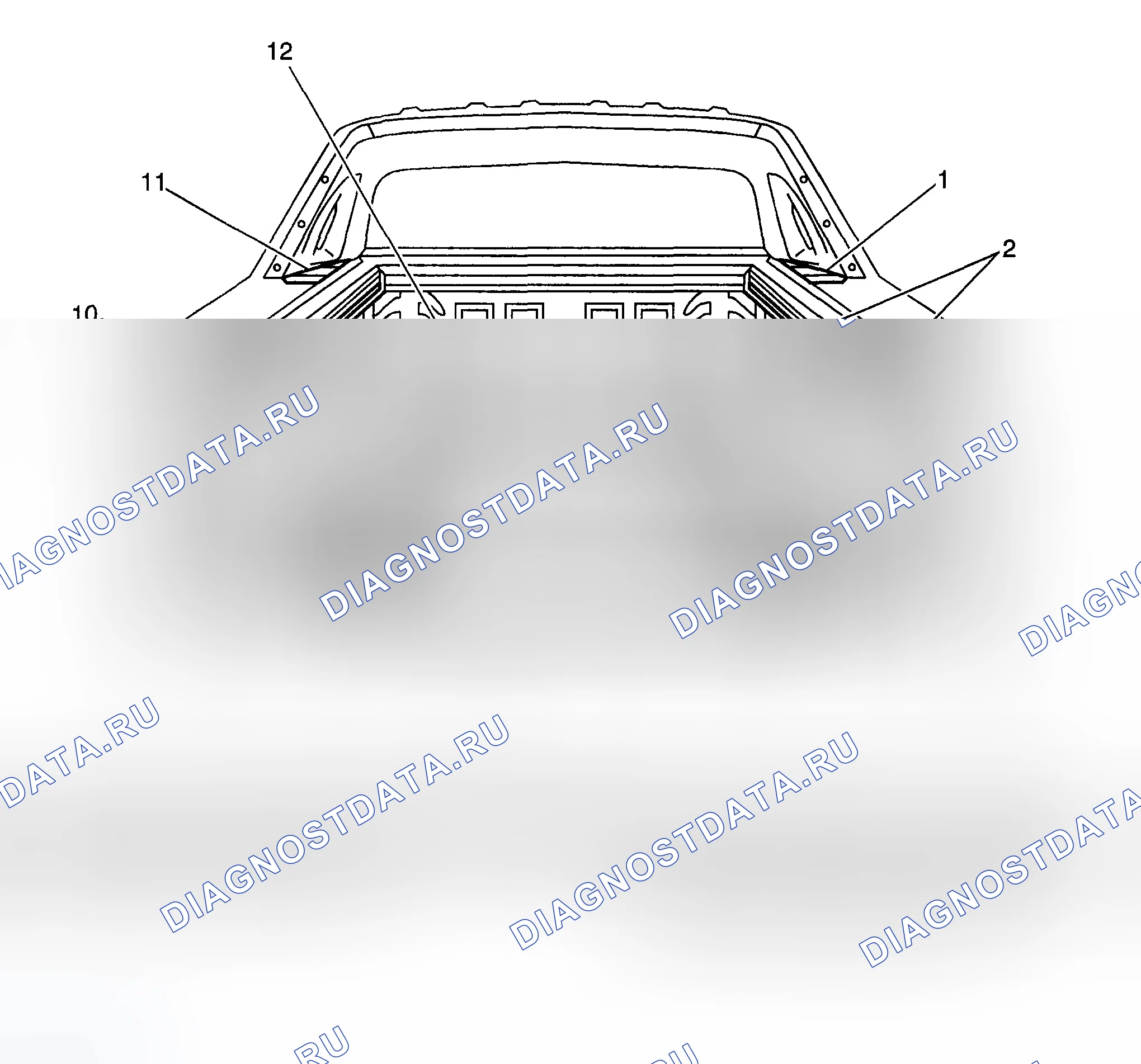 Рис. 121: Определение системы управления водными ресурсами грузового района. Chevrolet Suburban K2500 GMT800