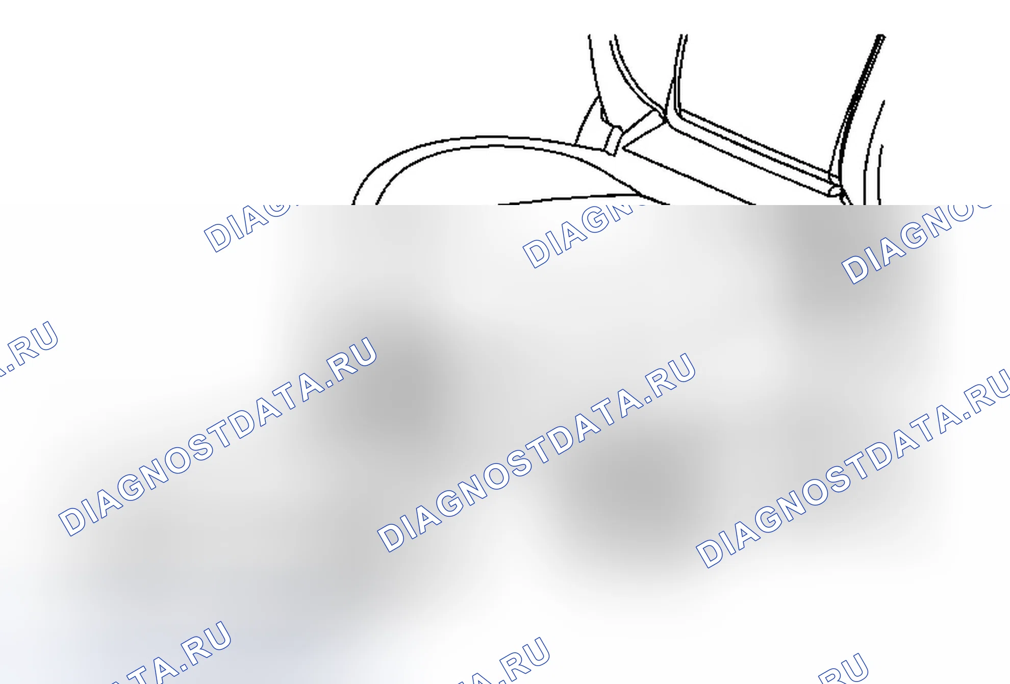 Рис. 5: Замена лотка для хранения пассажирских кресел. Chevrolet Captiva I рестайлинг