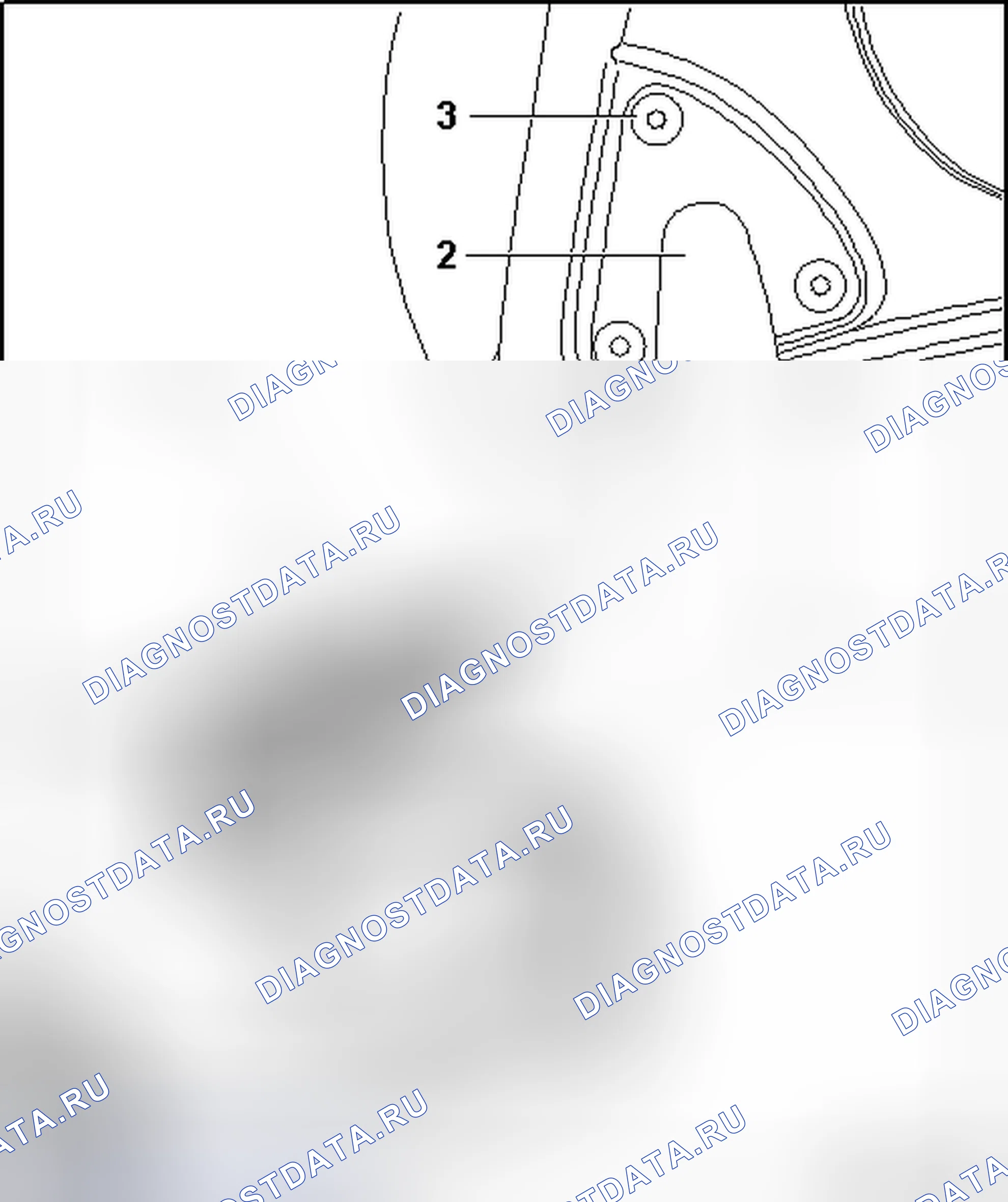Рис. 455: ЗАДНЯЯ КРЫШКА. Volkswagen Passat B6