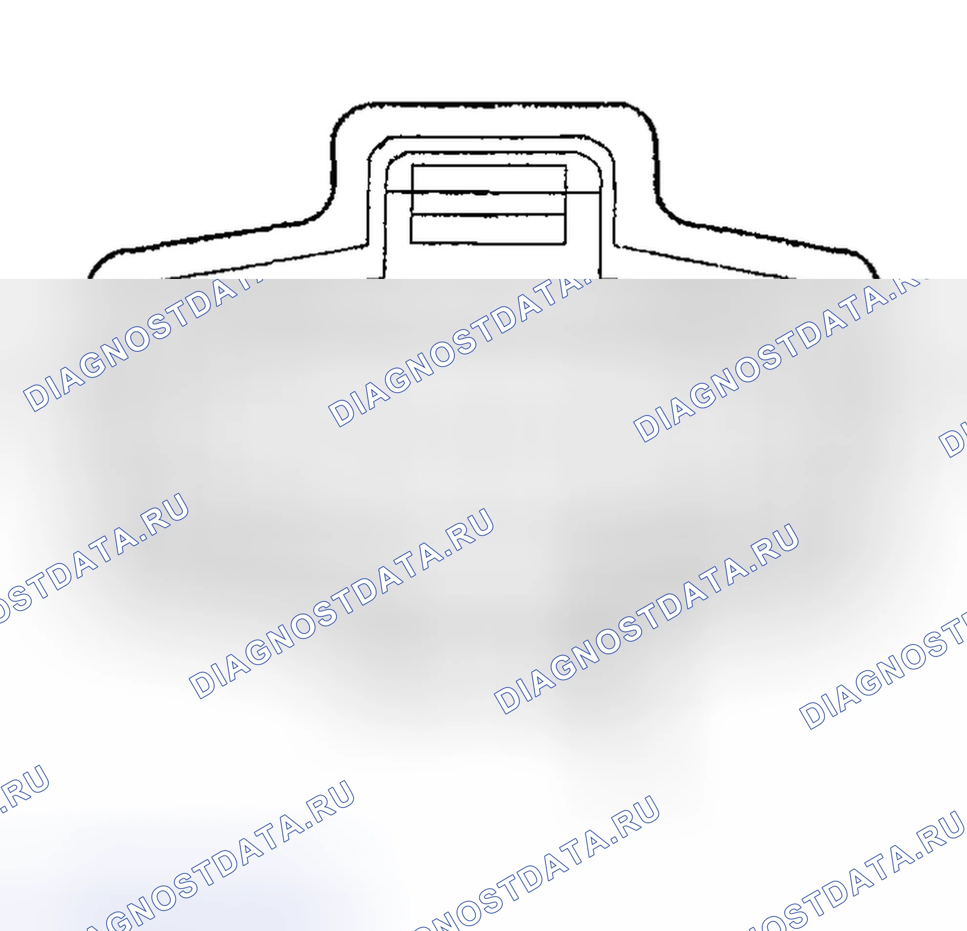Рис. 13: Датчик диапазона передачи (Tr) C167. Hyundai Nexo I
