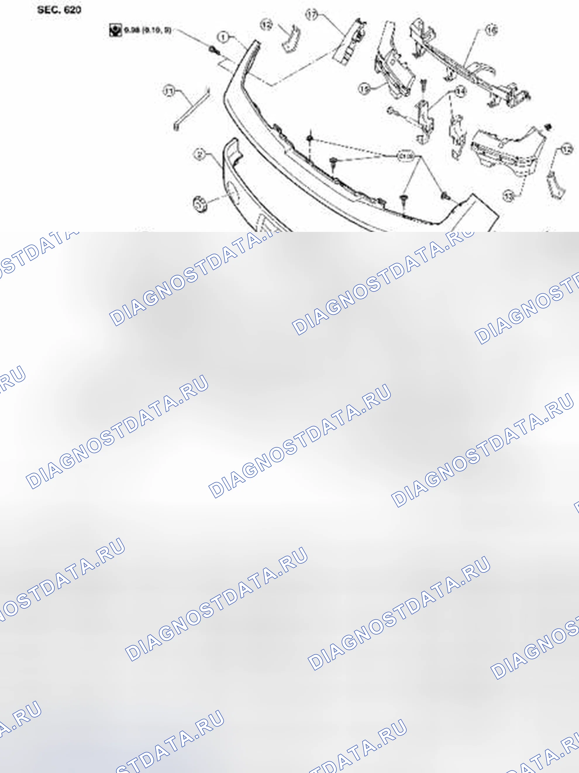 Рис. 47: СТАЛЬНОЙ БАМПЕР. Suzuki Equator I