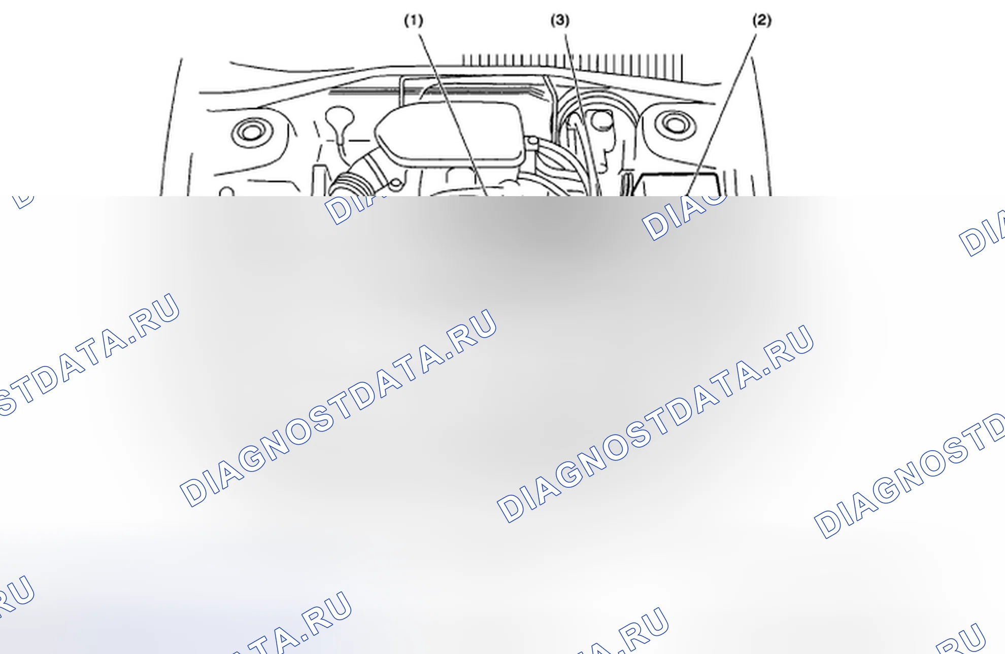 Рис. 145: МОТОРНЫЙ ОТСЕК. Subaru Outback BP рестайлинг