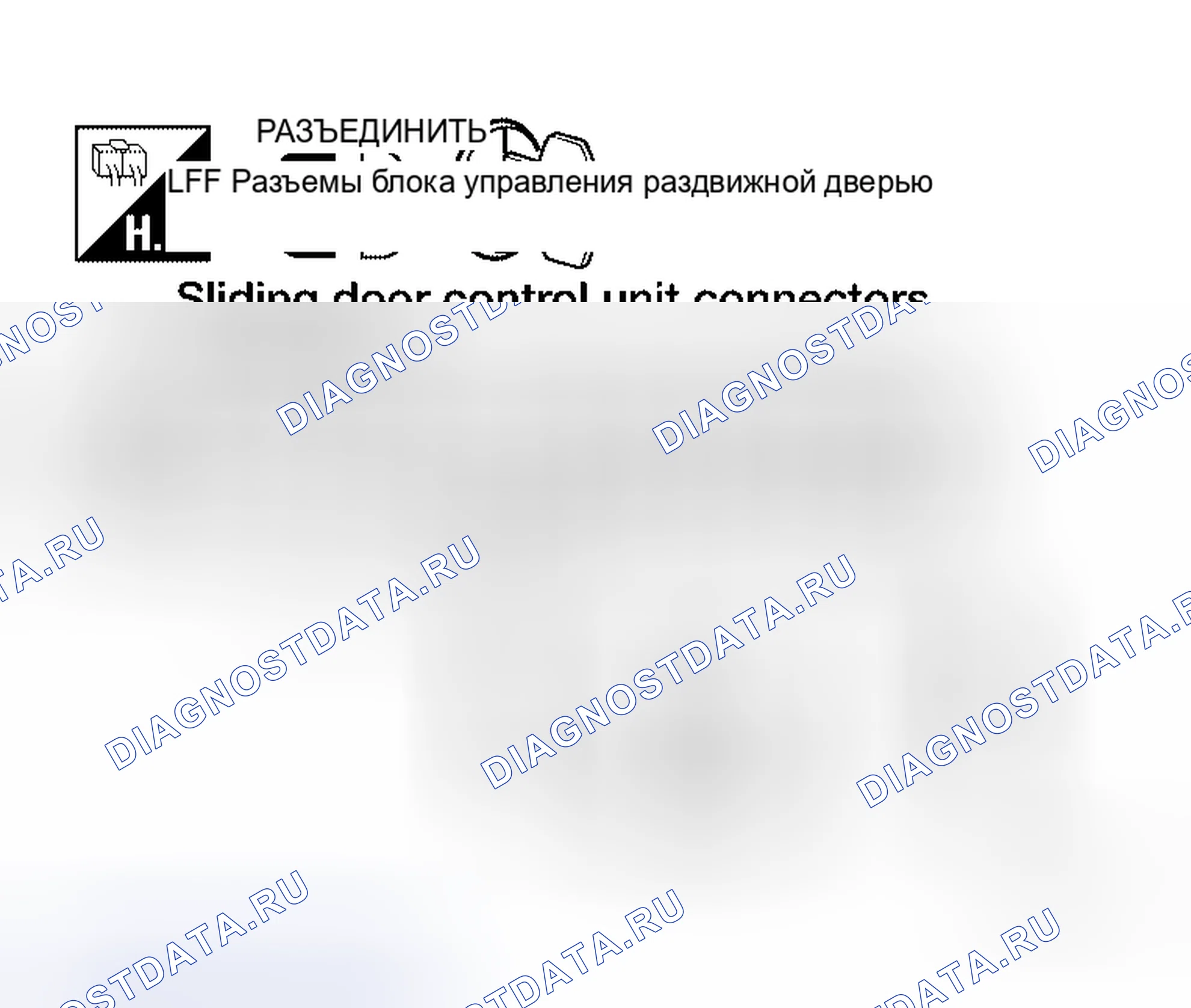 Рис. 128: Автоматический источник питания раздвижной двери и проверка цепи массы. Honda S660 I