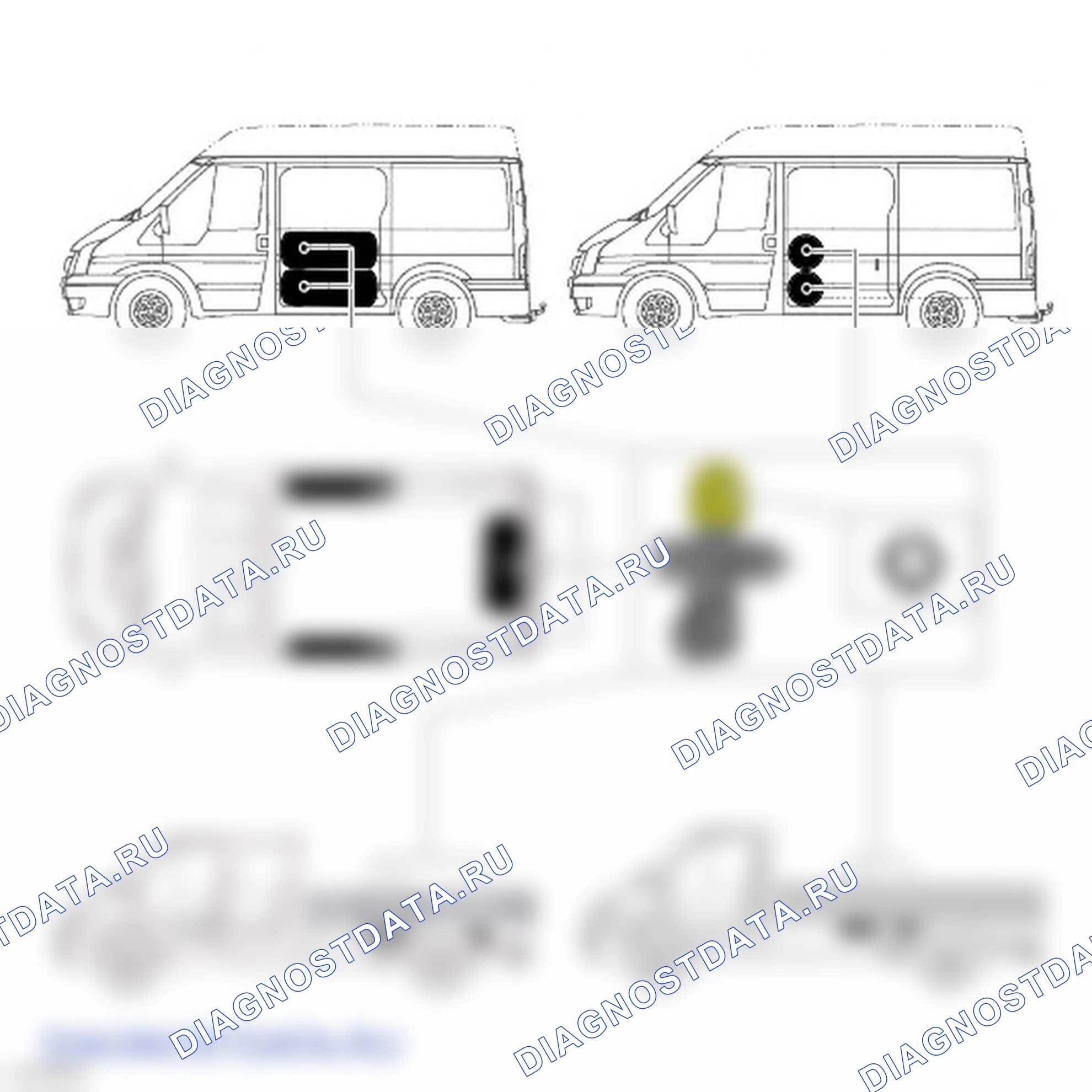 Как сбросить давление в системе подачи газового топлива. Ford Transit VII