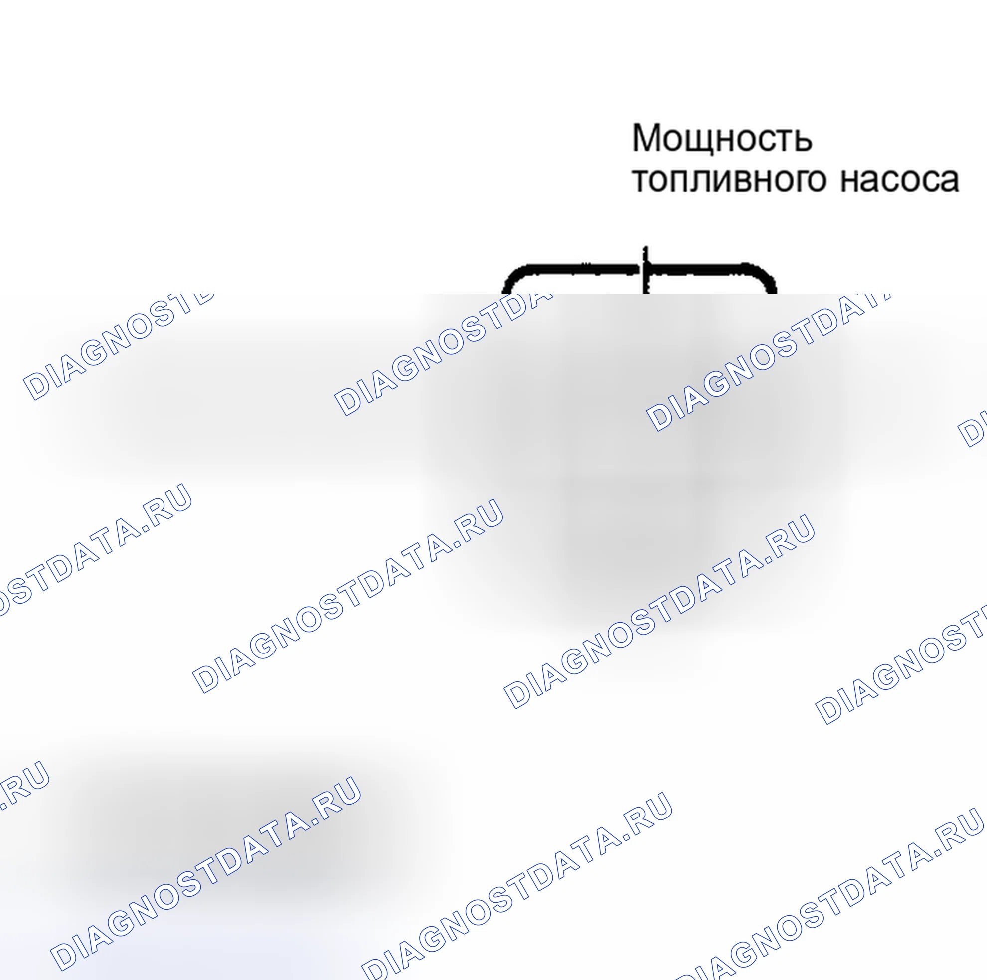 Рис. 125: Клеммы релейного соединителя высокоскоростного топливного насоса (HFP). Mazda 121 II
