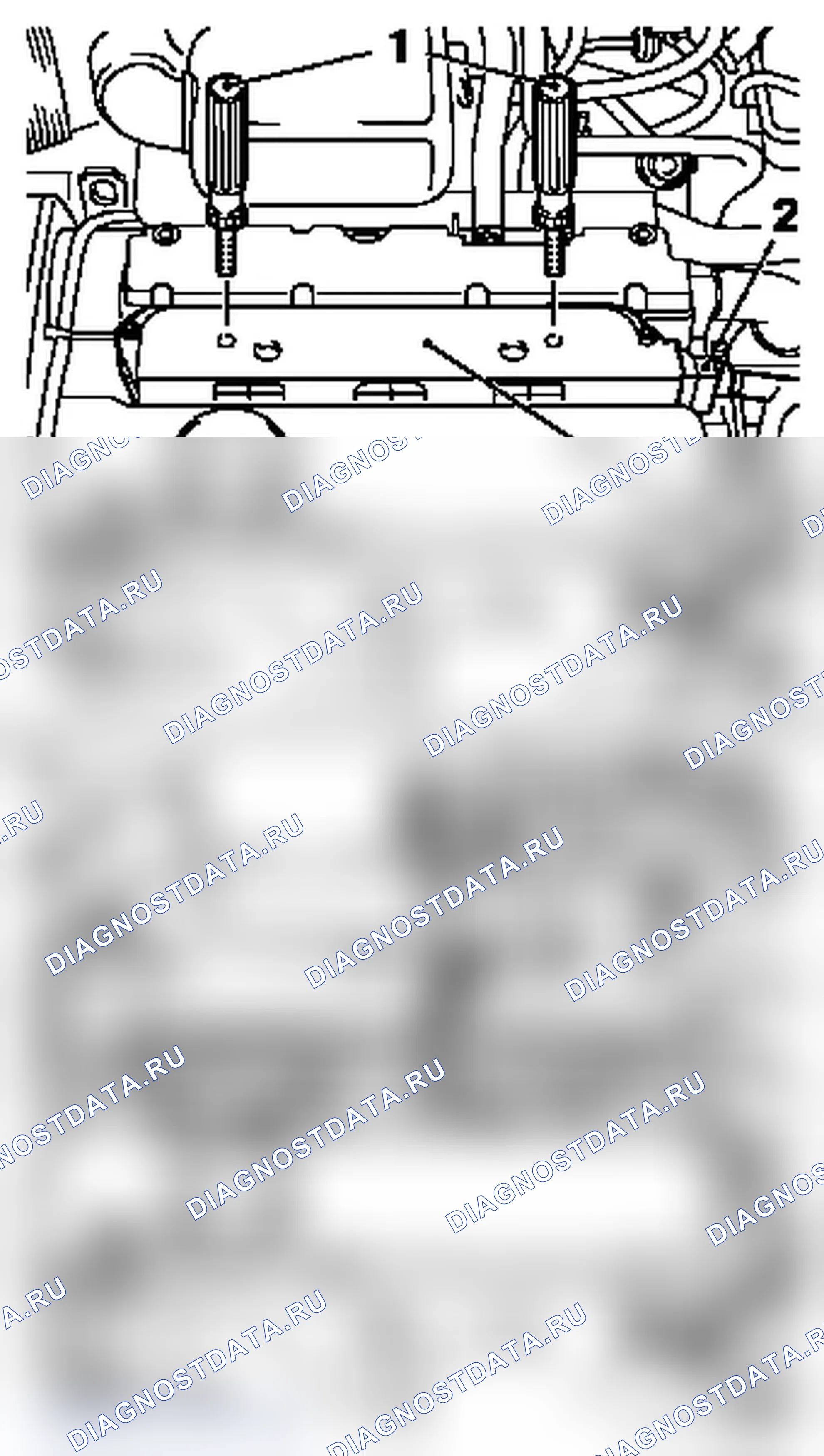 Проверка давления сжатия (X 16 XEL, Z 16 XE, Z 16 YNG, X 18 XE1). Opel Zafira A рестайлинг