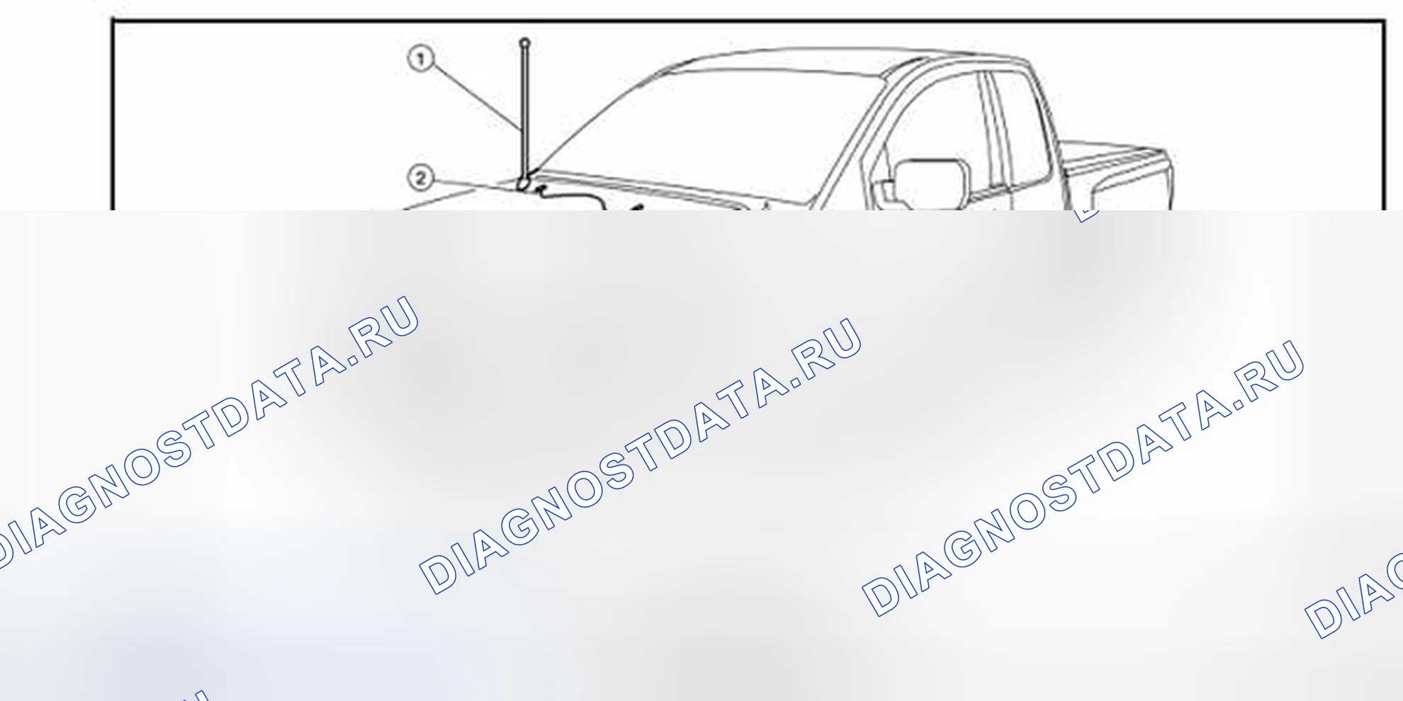 Рис. 123: Расположение антенны. Honda Today I