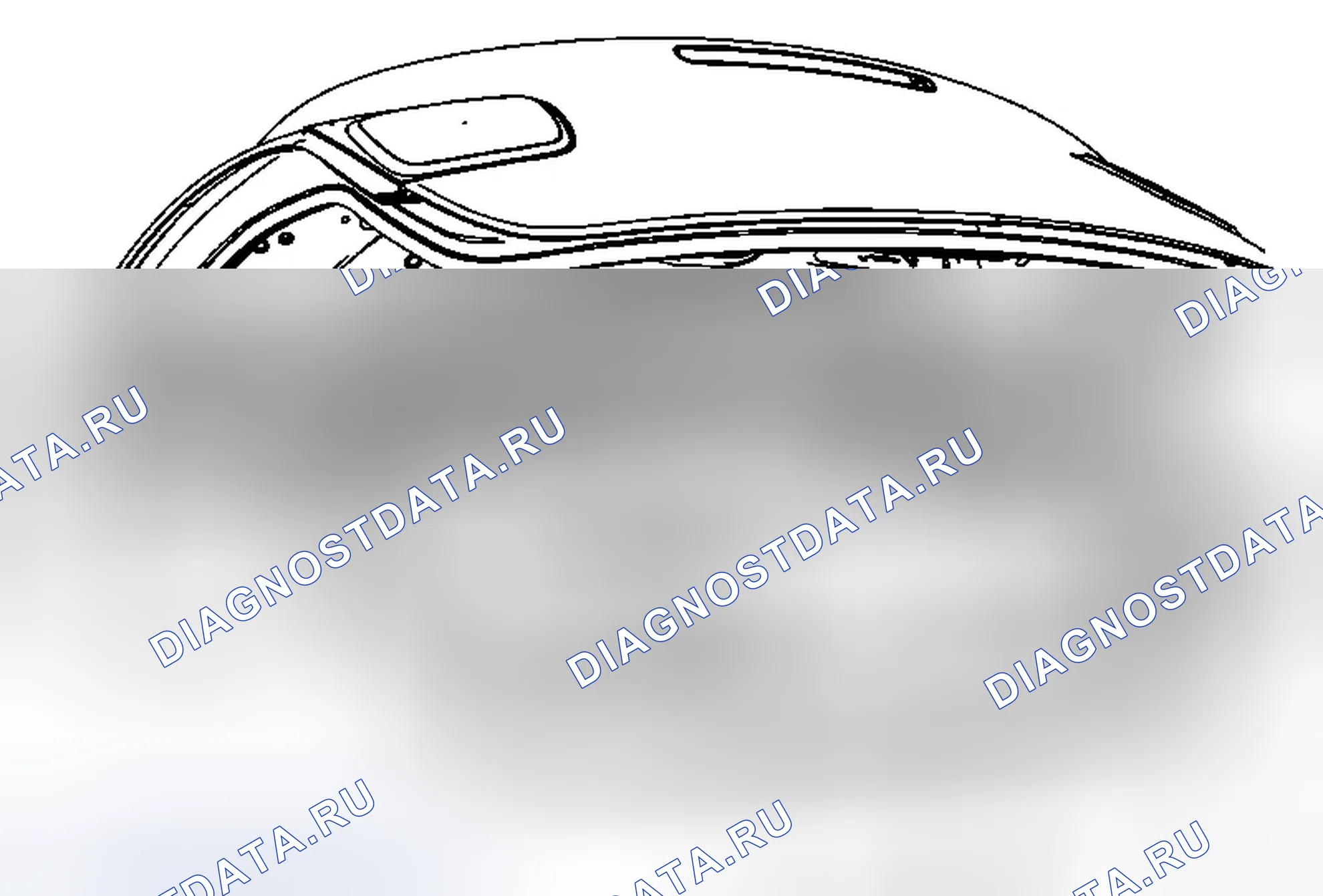 Рис. 53: Замена лампы питания грузового центра. Chevrolet Malibu VIII рестайлинг