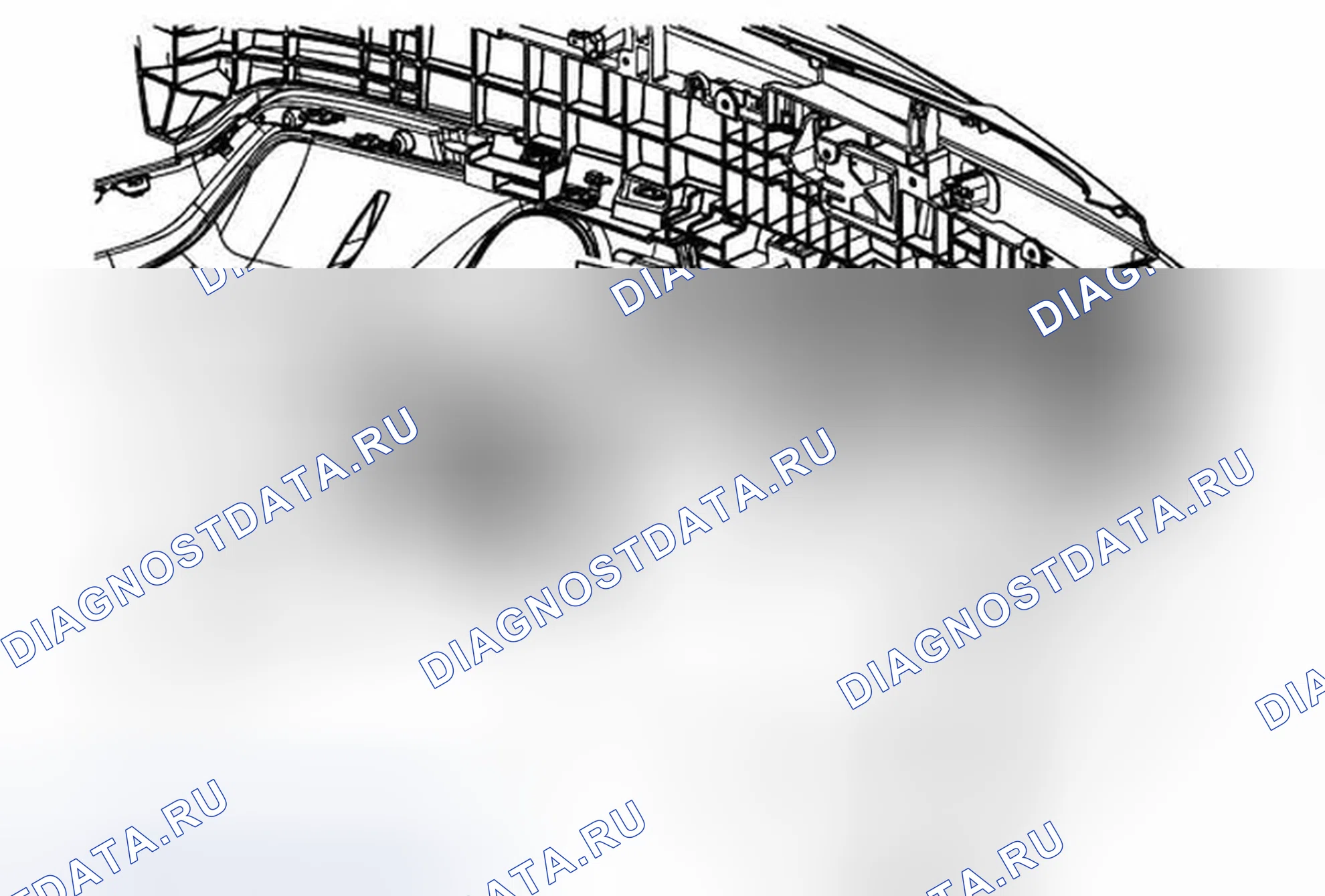 Рис. 27: Замена резервной лампы. Cadillac ATS I