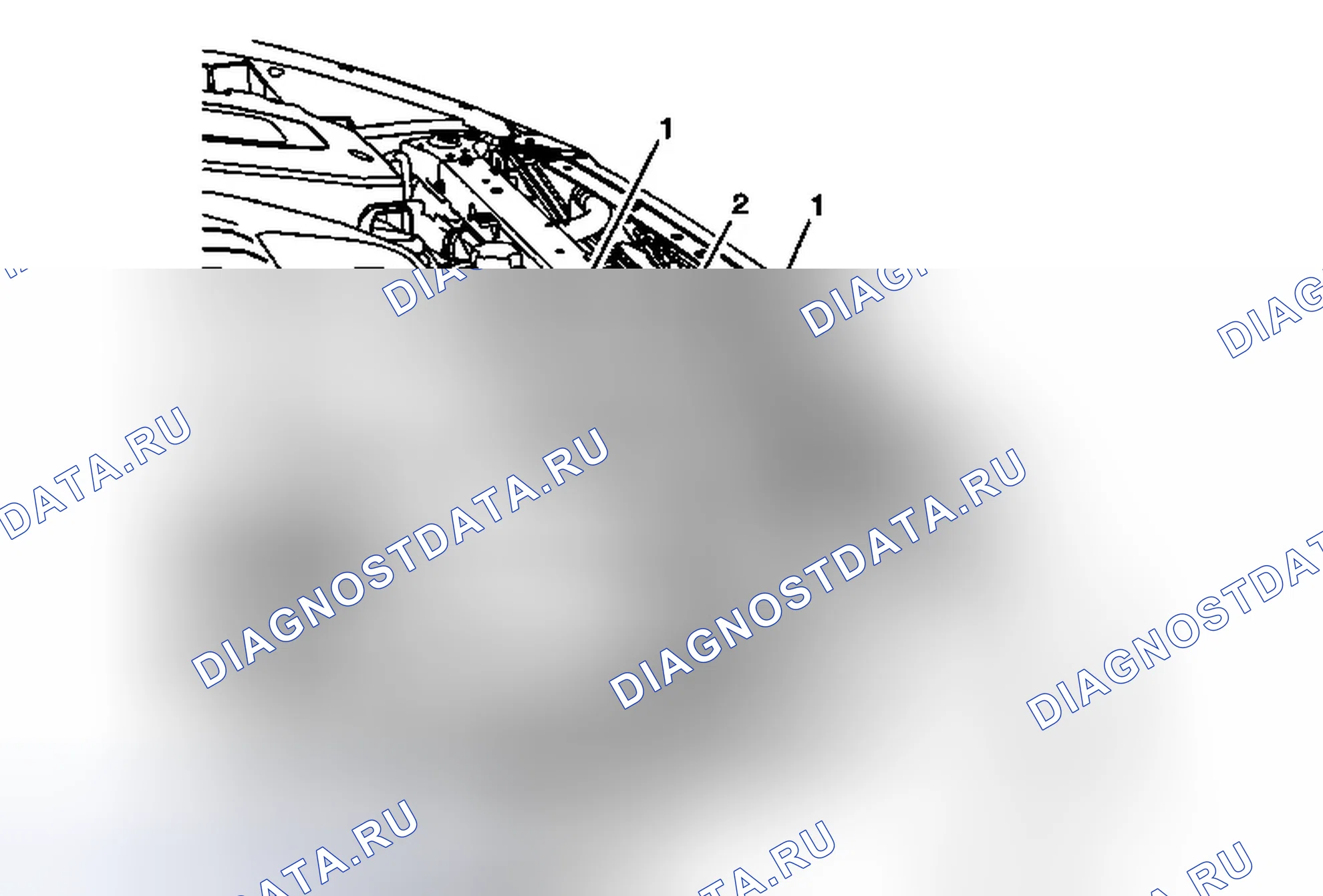 Рис. 63: Замена вентиляционного шланга нагревателя. Chevrolet Volt I