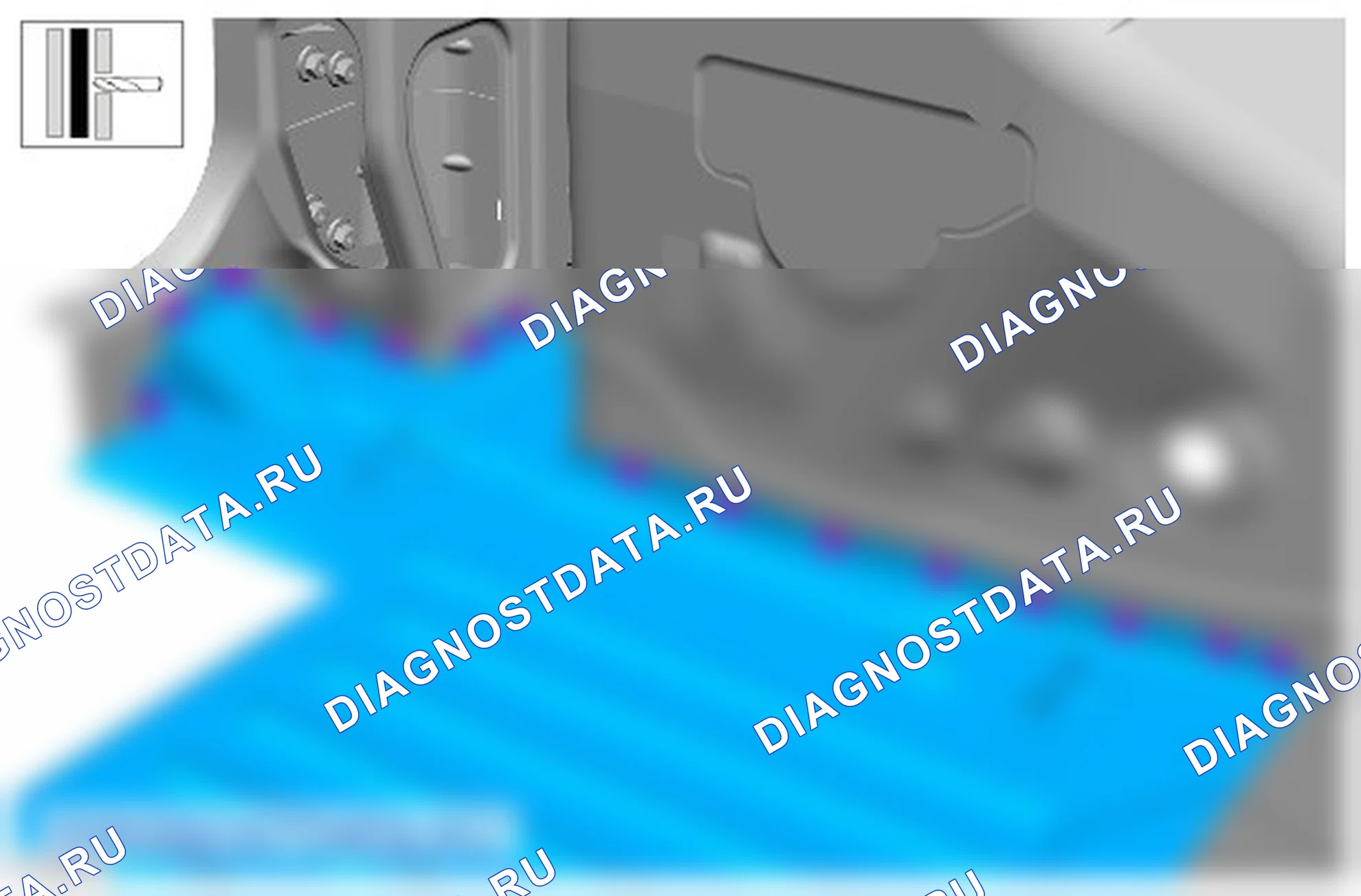 Как снять и установить заднюю панель пола. Ford EcoSport II