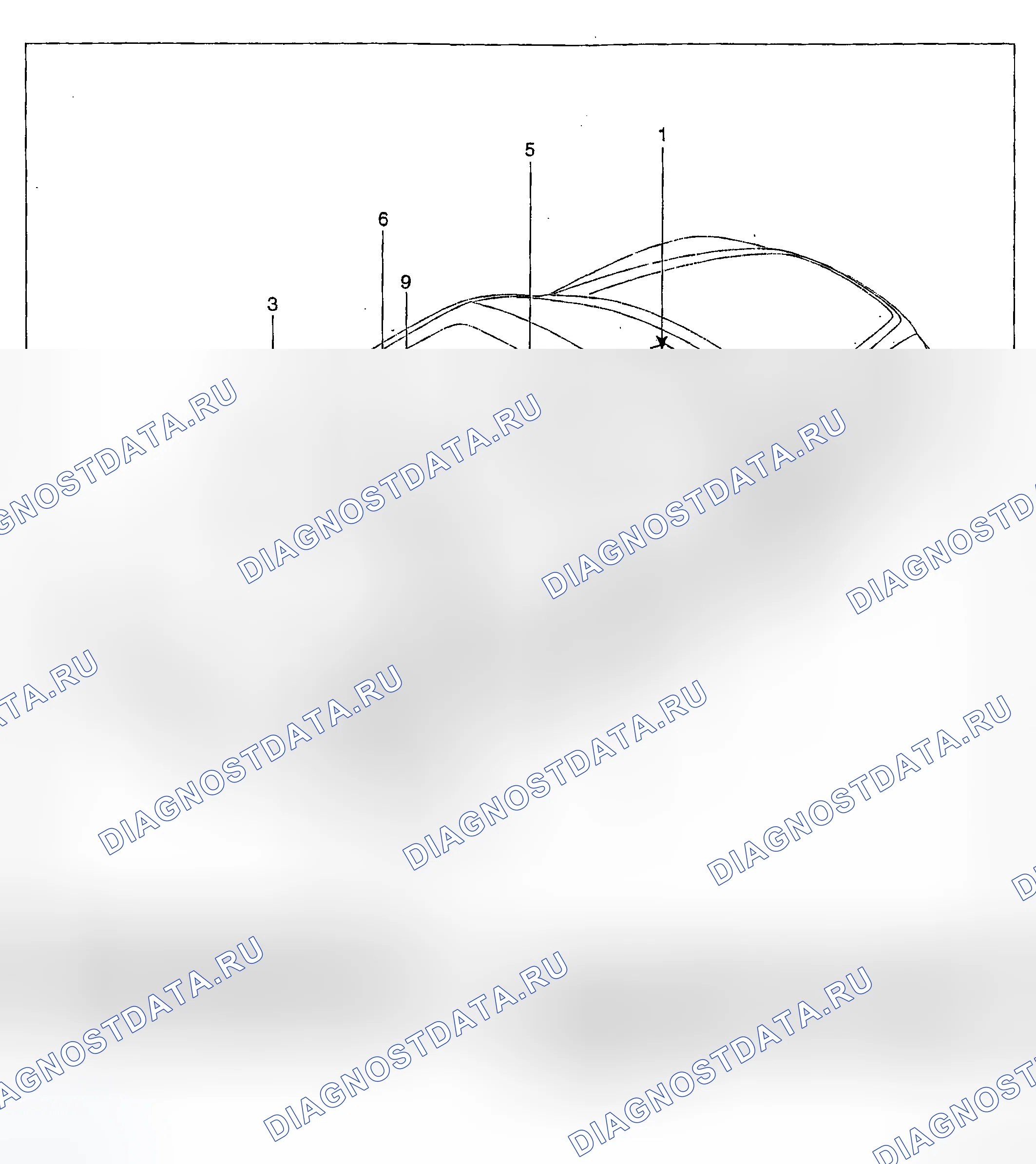 Рис. 4: РАСПОЛОЖЕНИЕ КОМПОНЕНТОВ. Hyundai Sonata V рестайлинг