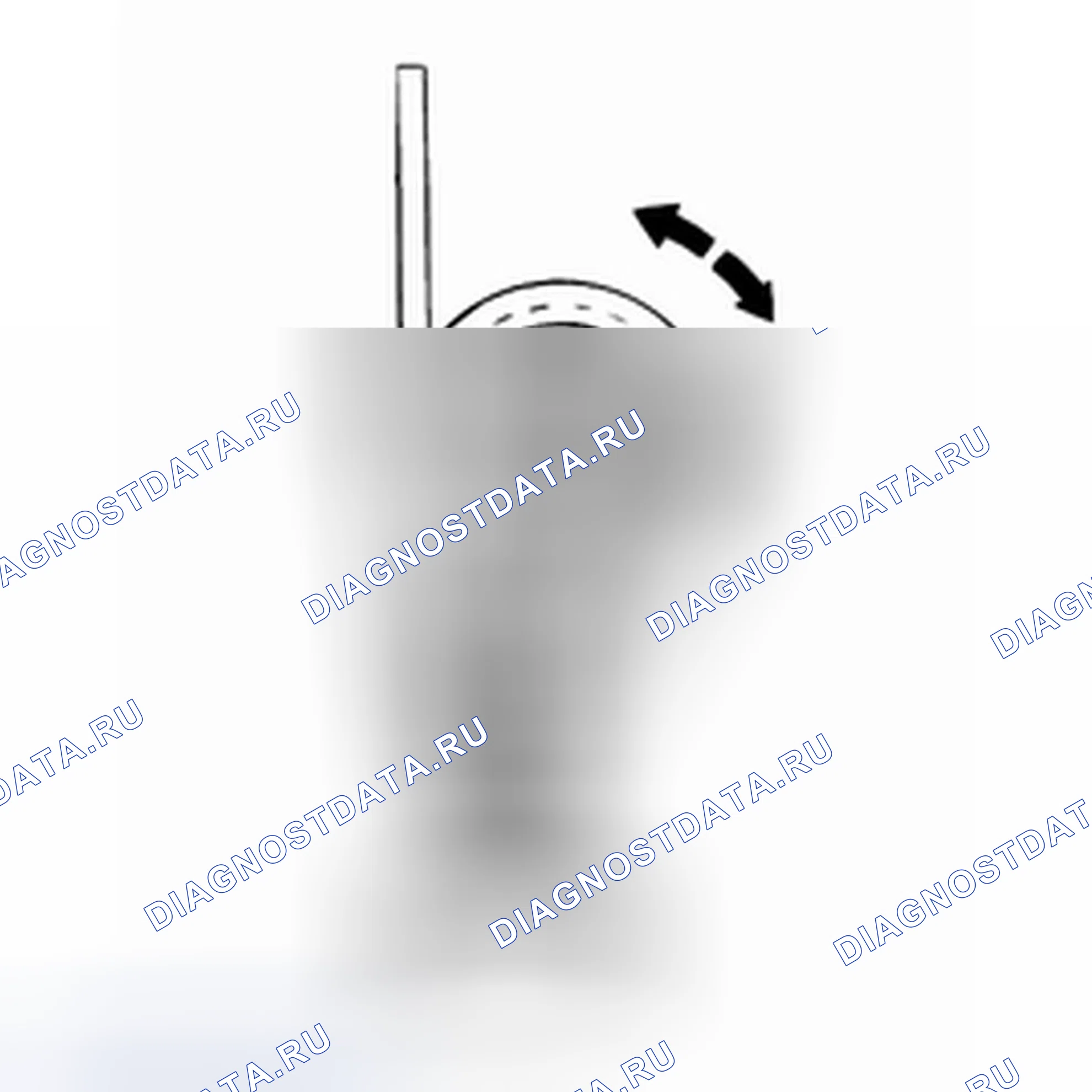 Проверка заднего держателя дифференциала. Hyundai H-1 A1