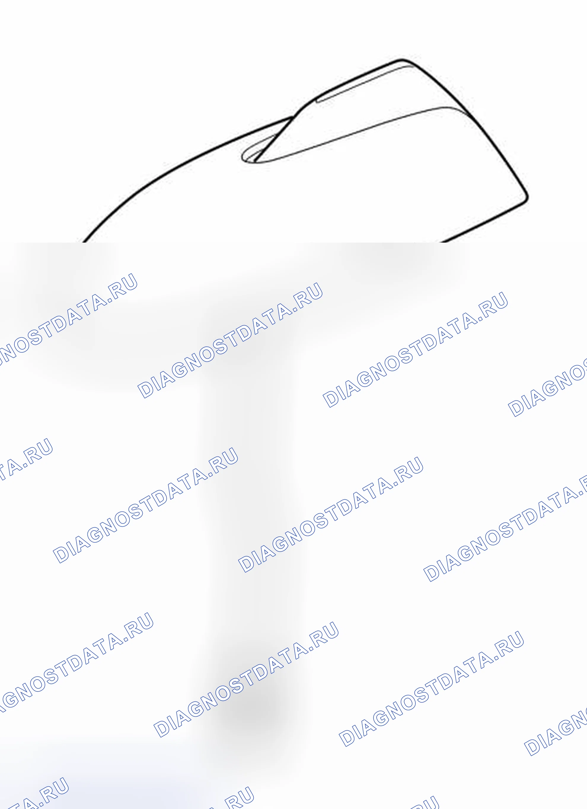 Рис. 16: АНТЕННА SDARS. Land Rover Range Rover L322