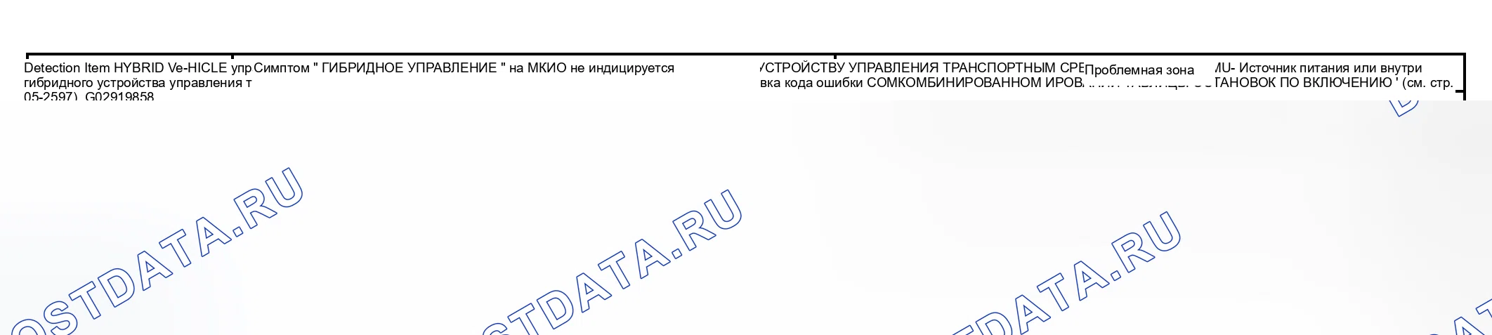 Рис. 76: ОПИСАНИЕ РЕЖИМА. Toyota Prius II