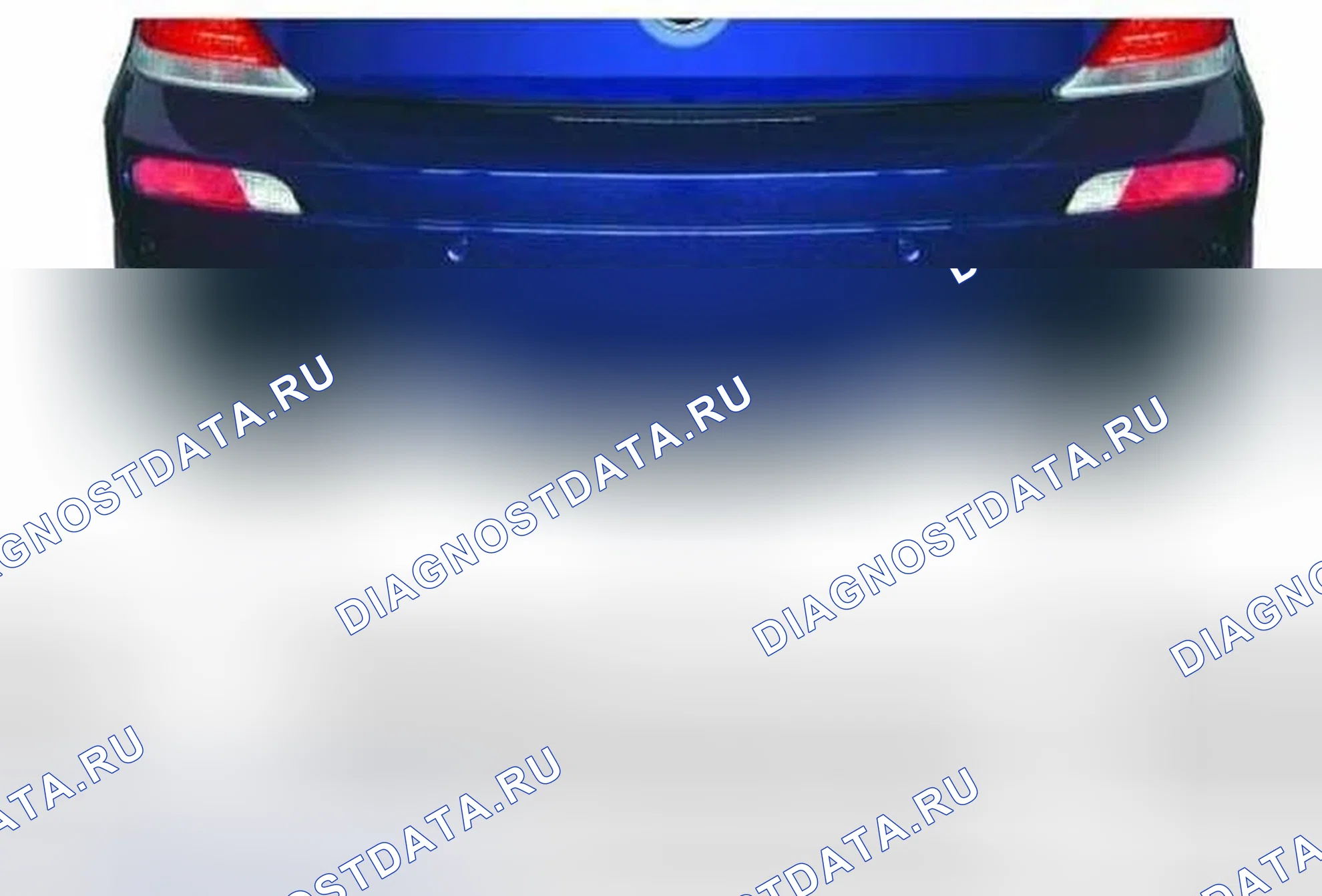 Рис. 185: Задний бампер. BMW M6 E63/E64
