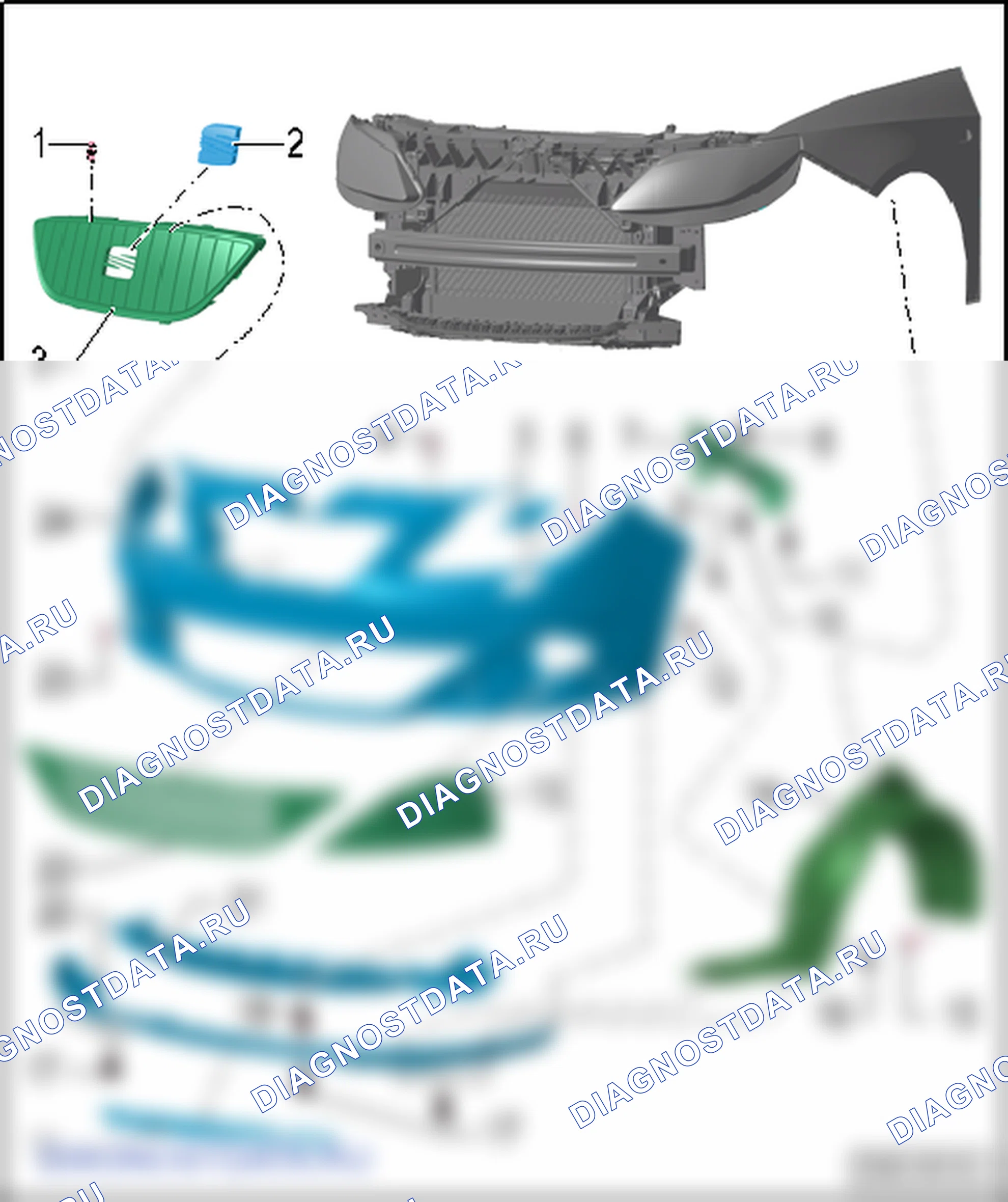 Облицовка переднего бампера.. SEAT Ibiza IV