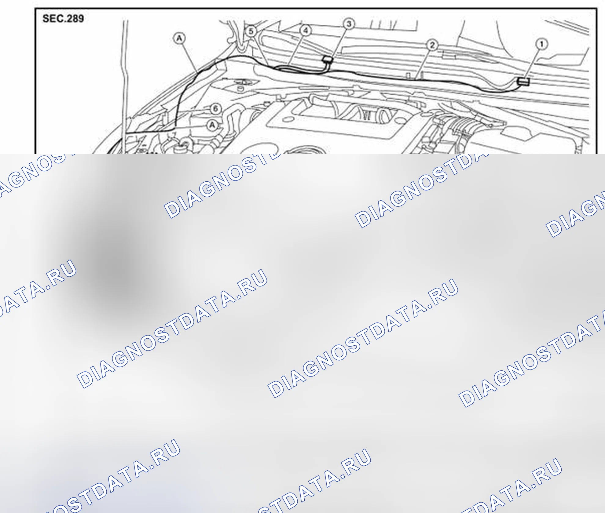 Рис. 76: ТРУБА ШАЙБЫ: Компоновка. Nissan Altima L33