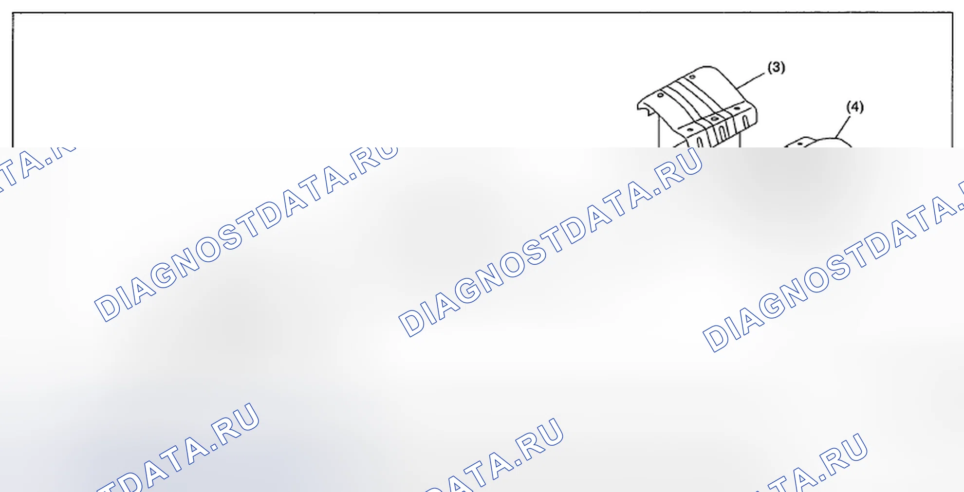 Рис. 18: КРЫШКА ТЕПЛОВОГО ЭКРАНА. Subaru Tribeca WX рестайлинг