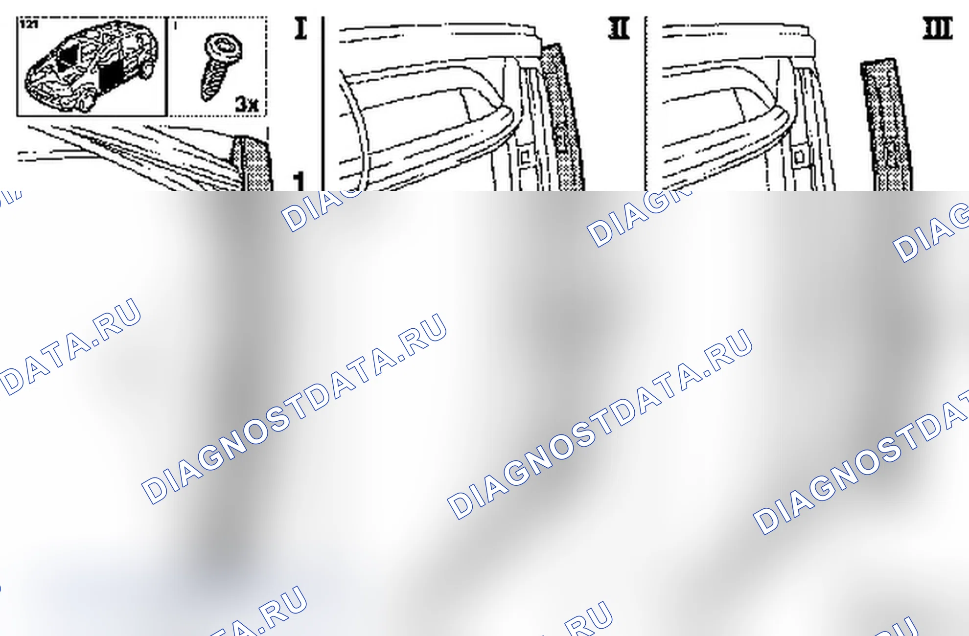 Замена декоративной планки оконной рамы двери (передней). Opel Signum I рестайлинг