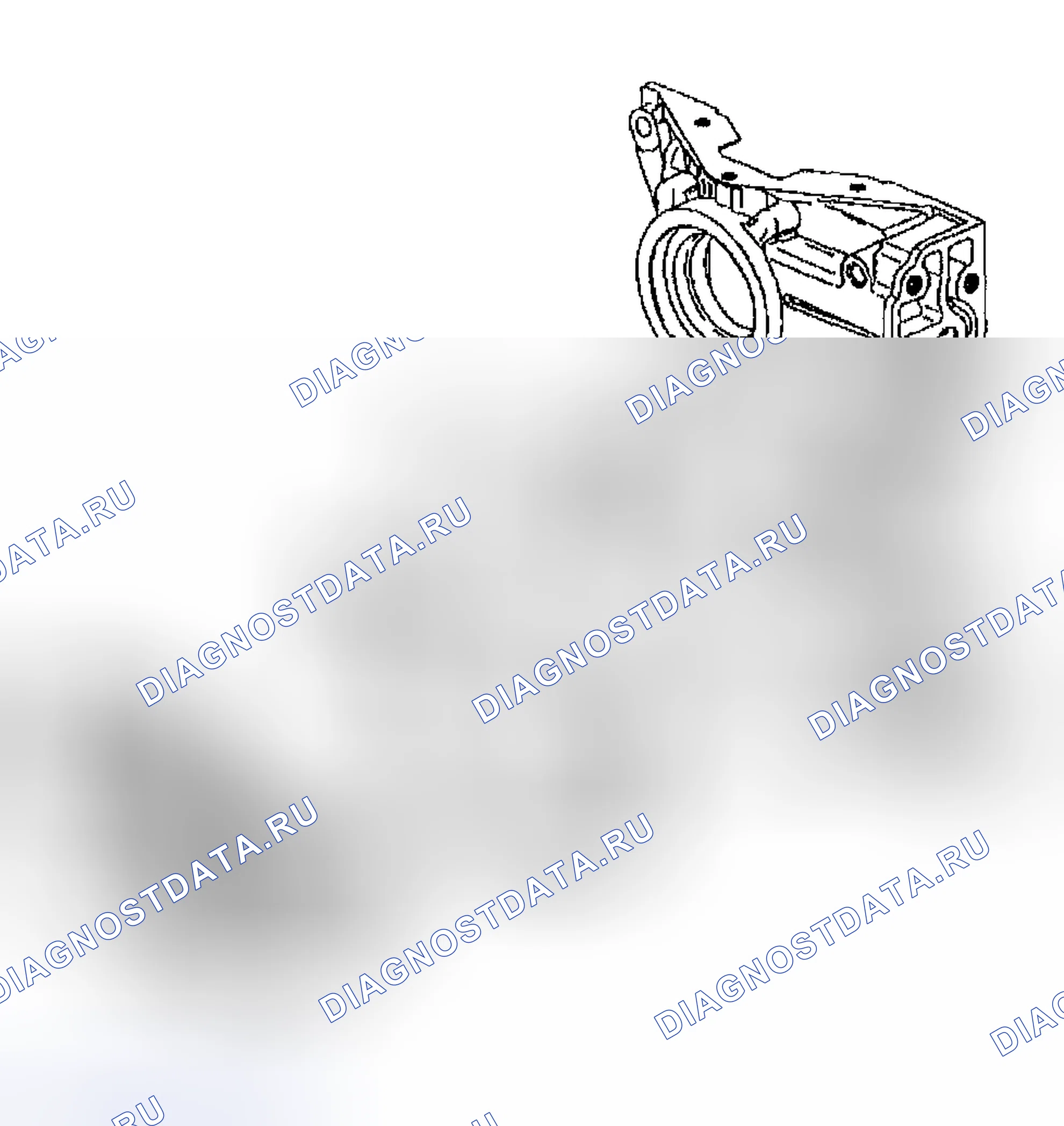 Рис. 443: Установка водяного насоса. Lexus LX J100 рестайлинг