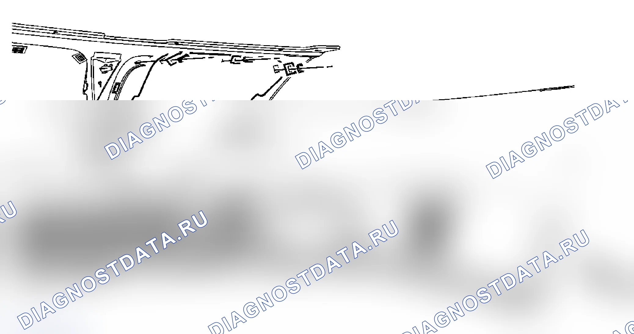 Рис. 57: Замена верхней решетки радиатора (GXP). Pontiac G6 I final
