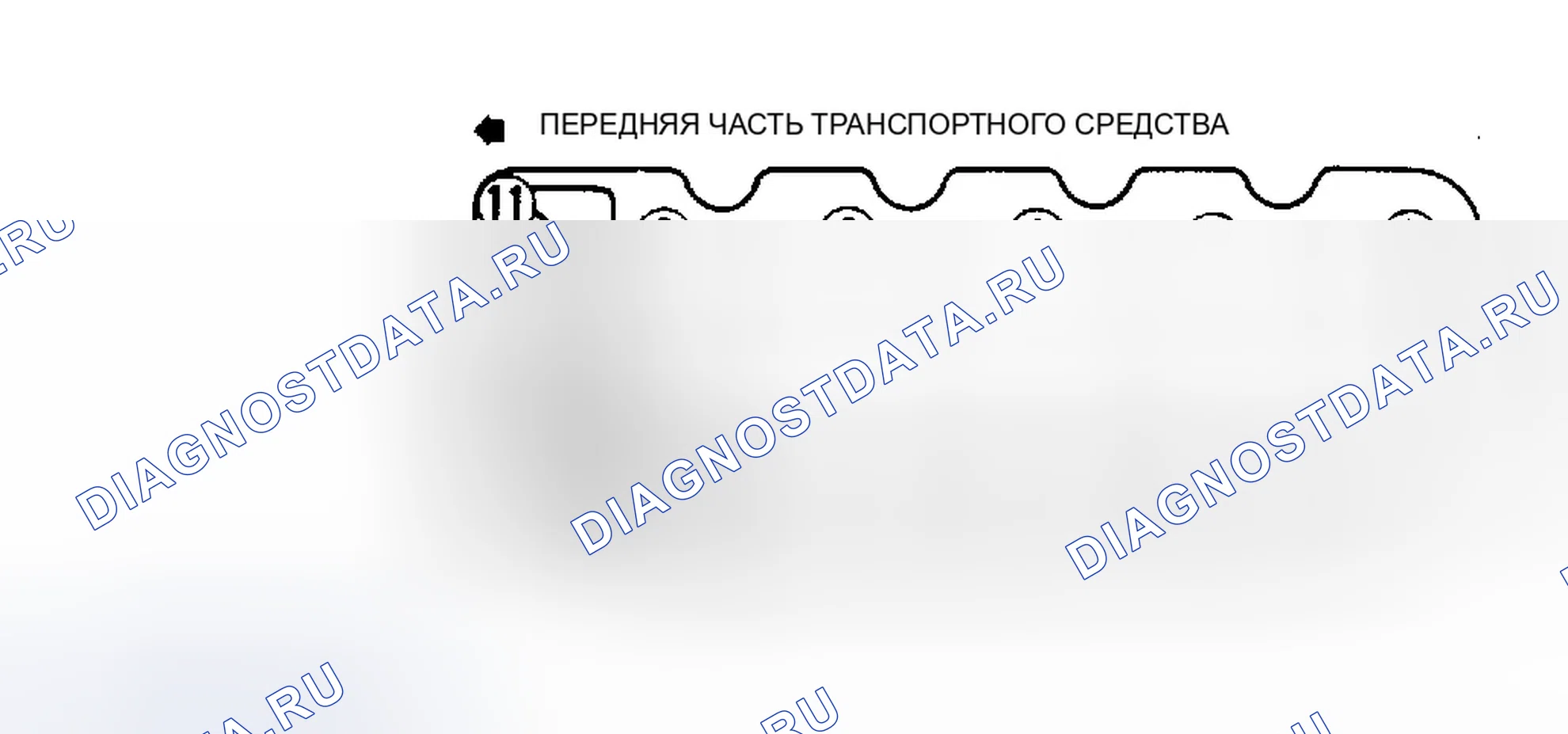 Рис. 16: Последовательность затяжки болтов головки цилиндров Обратный порядок при снятии головки цилиндров.. Dodge Ram I