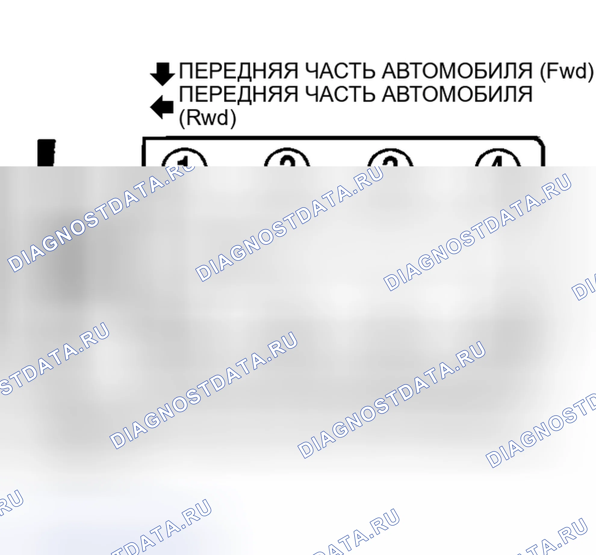 Рис. 12: Идентификация порядка зажигания и меток времени (4.6L - катушка на штекере). Hyundai ix25 I рестайлинг