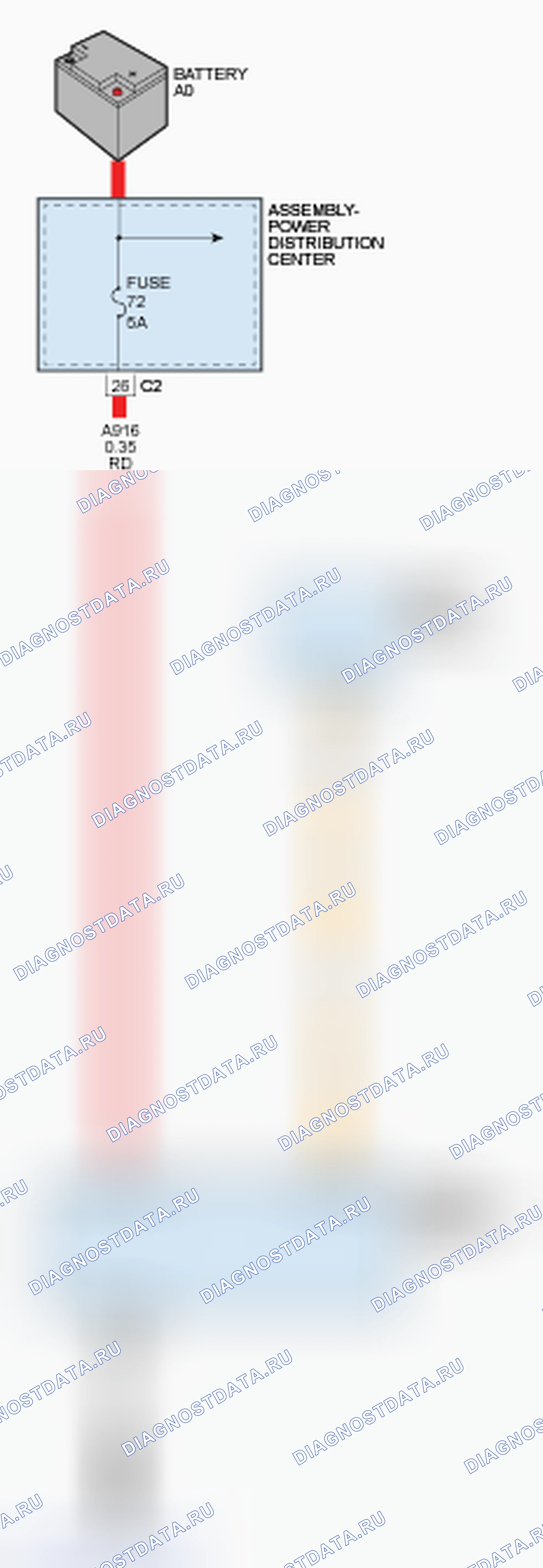 Рис. 117: U01B0-87 - ПОТЕРЯ СВЯЗИ С МОДУЛЕМ КОНТРОЛЯ АККУМУЛЯТОРНОЙ БАТАРЕИ - СООБЩЕНИЕ ОТСУТСТВУЕТ. Jeep Cherokee V рестайлинг