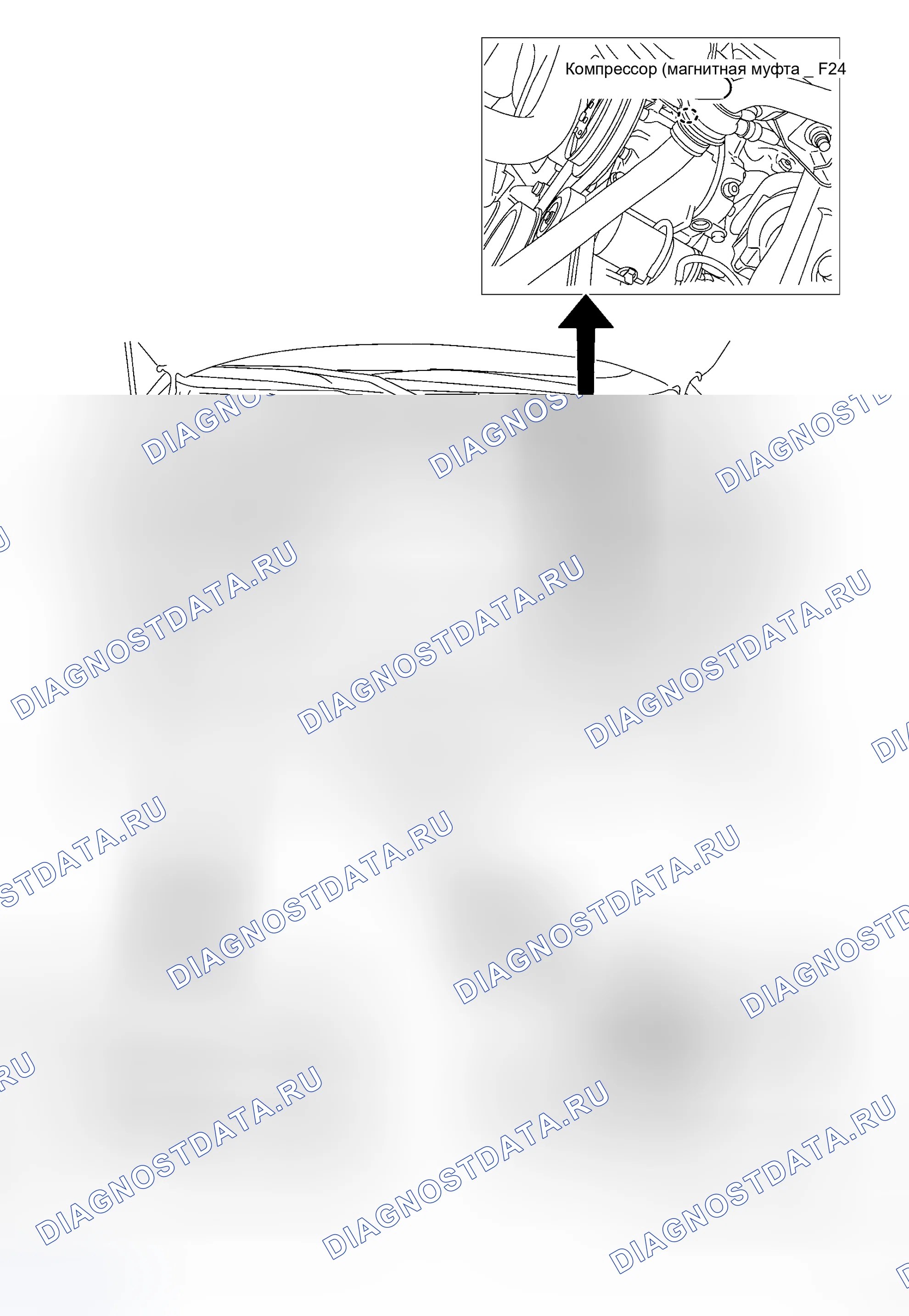Рис. 33: МОТОРНЫЙ ОТСЕК. Honda Logo I